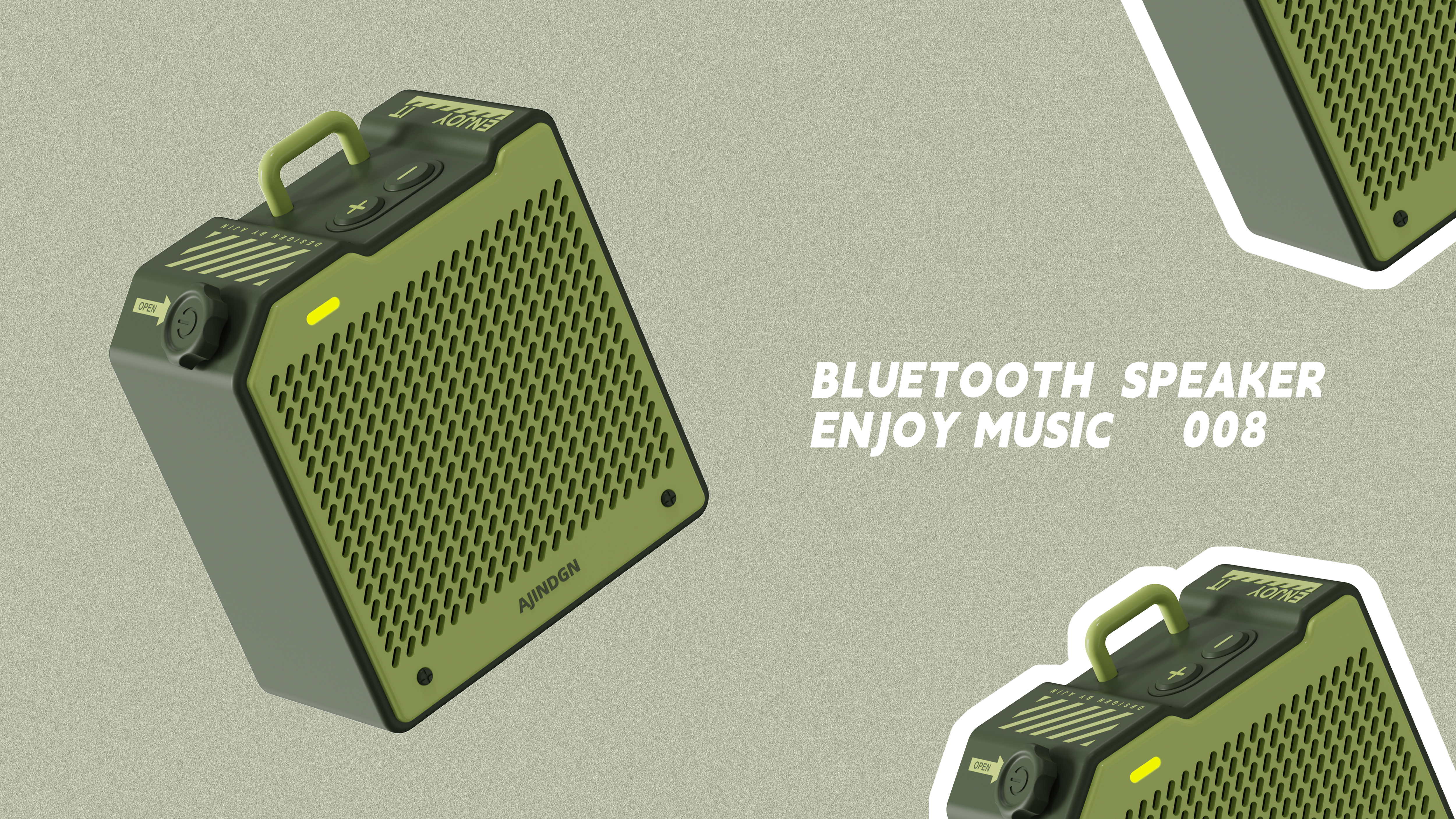 Bluetooth speaker, trendy cool, speaker design, mini speaker，