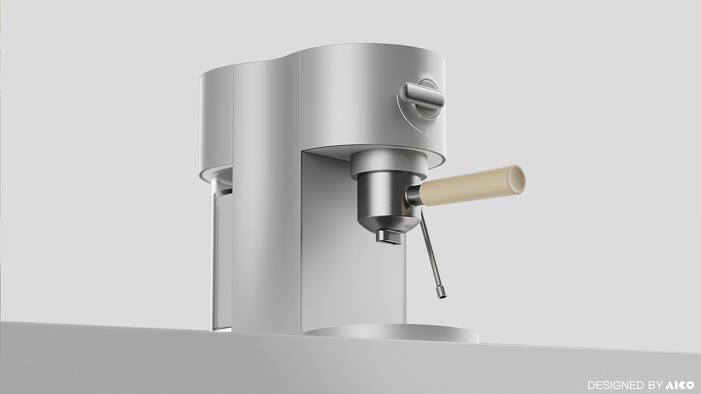 Coffee machine，Sense of science and technology，product design，industrial design，cmf，Retro，Product modeling，