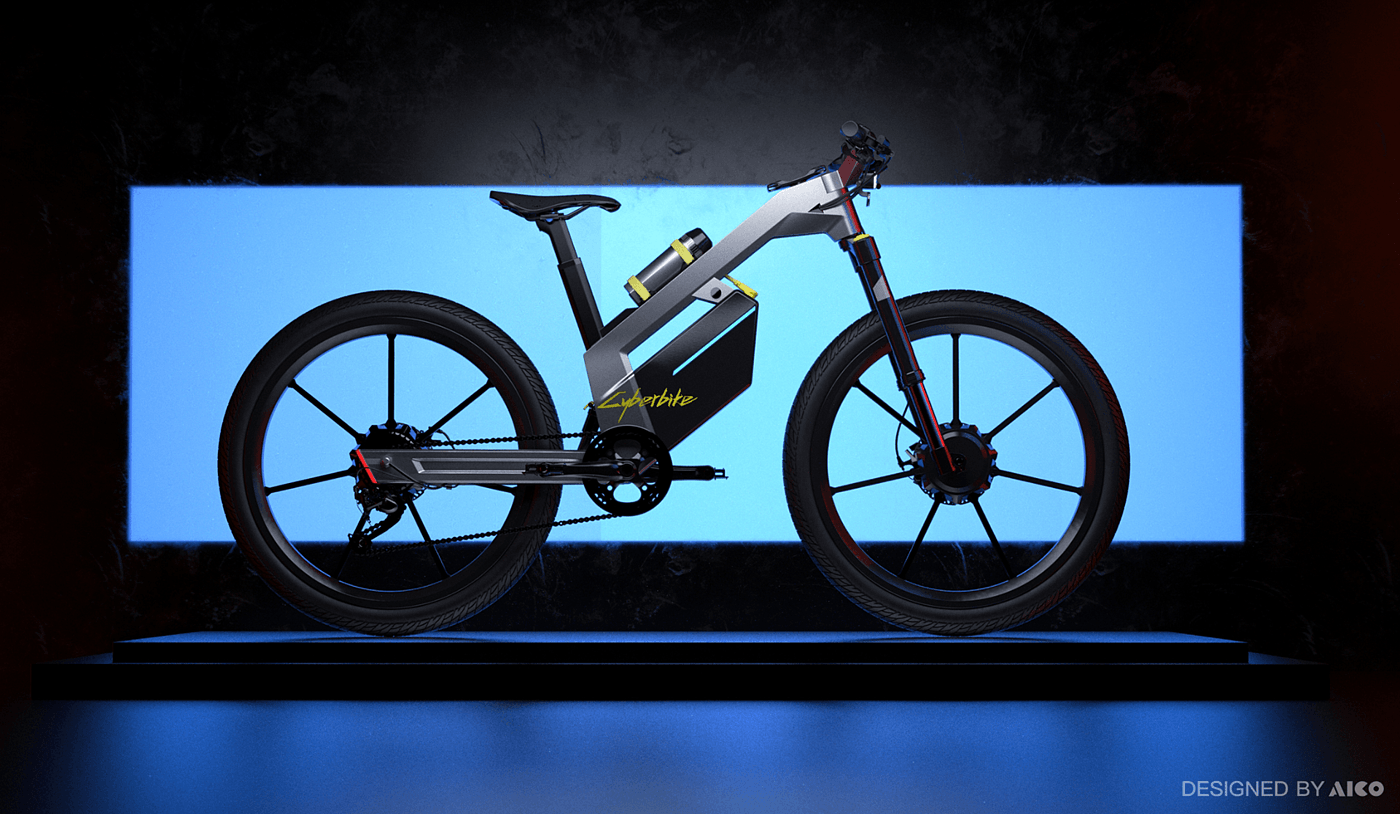 eBIKE，product design，Electric vehicle，Vehicle design，industrial design，Electric bicycle，Cyber，