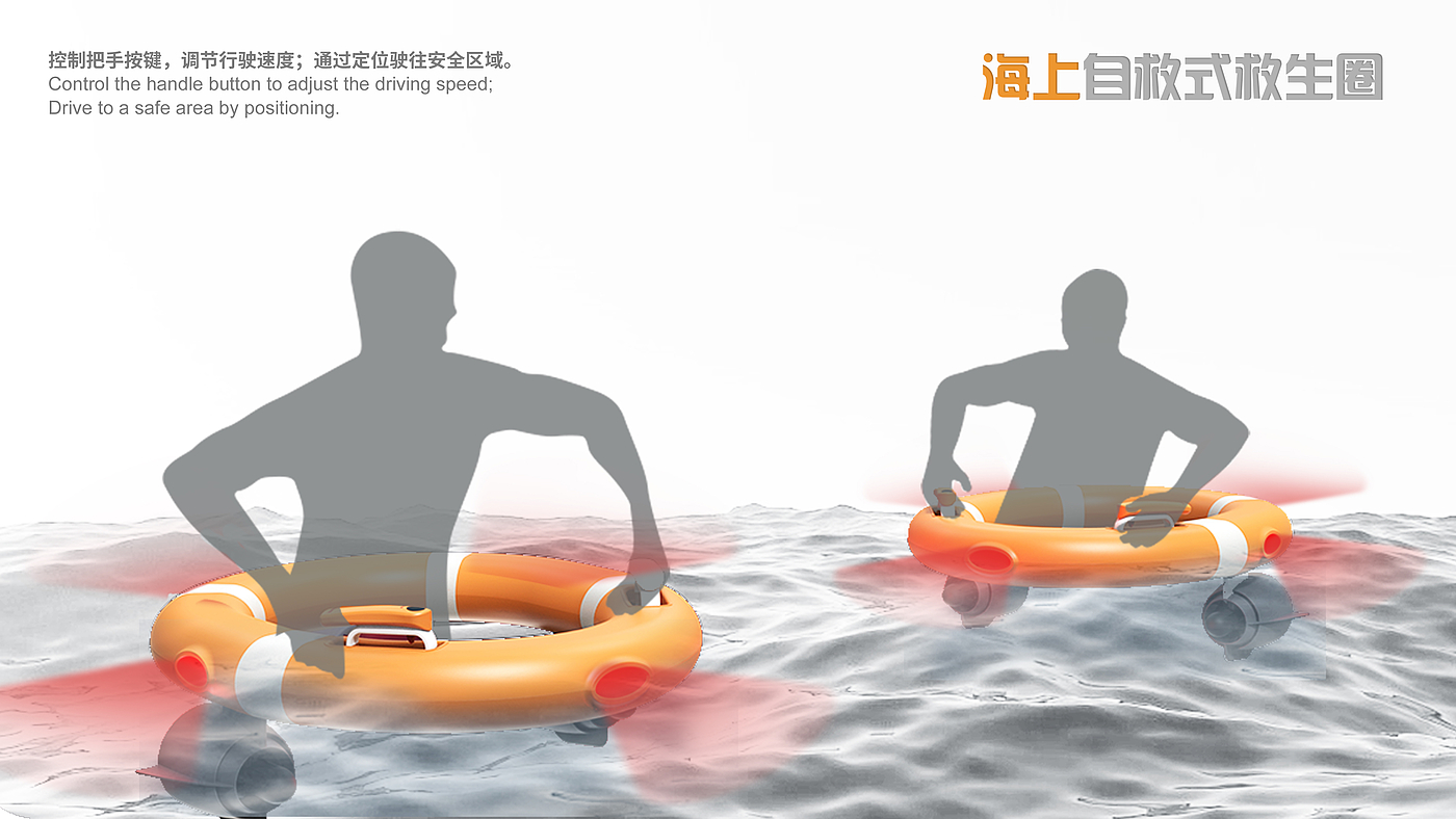 self-rescue at sea，Life buoy，product design，