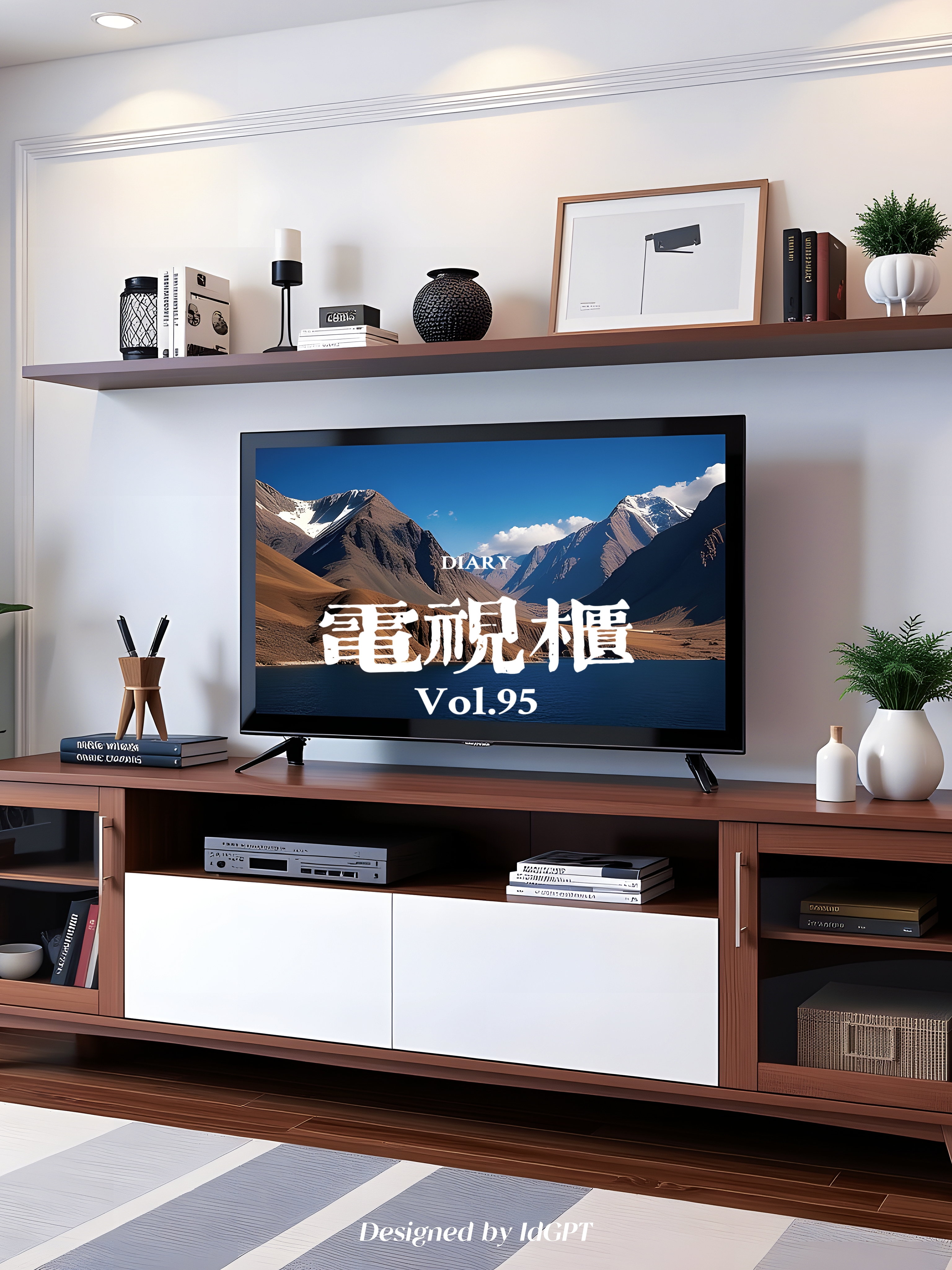 AIGC, AI, Home Furniture, TV Cabinet，