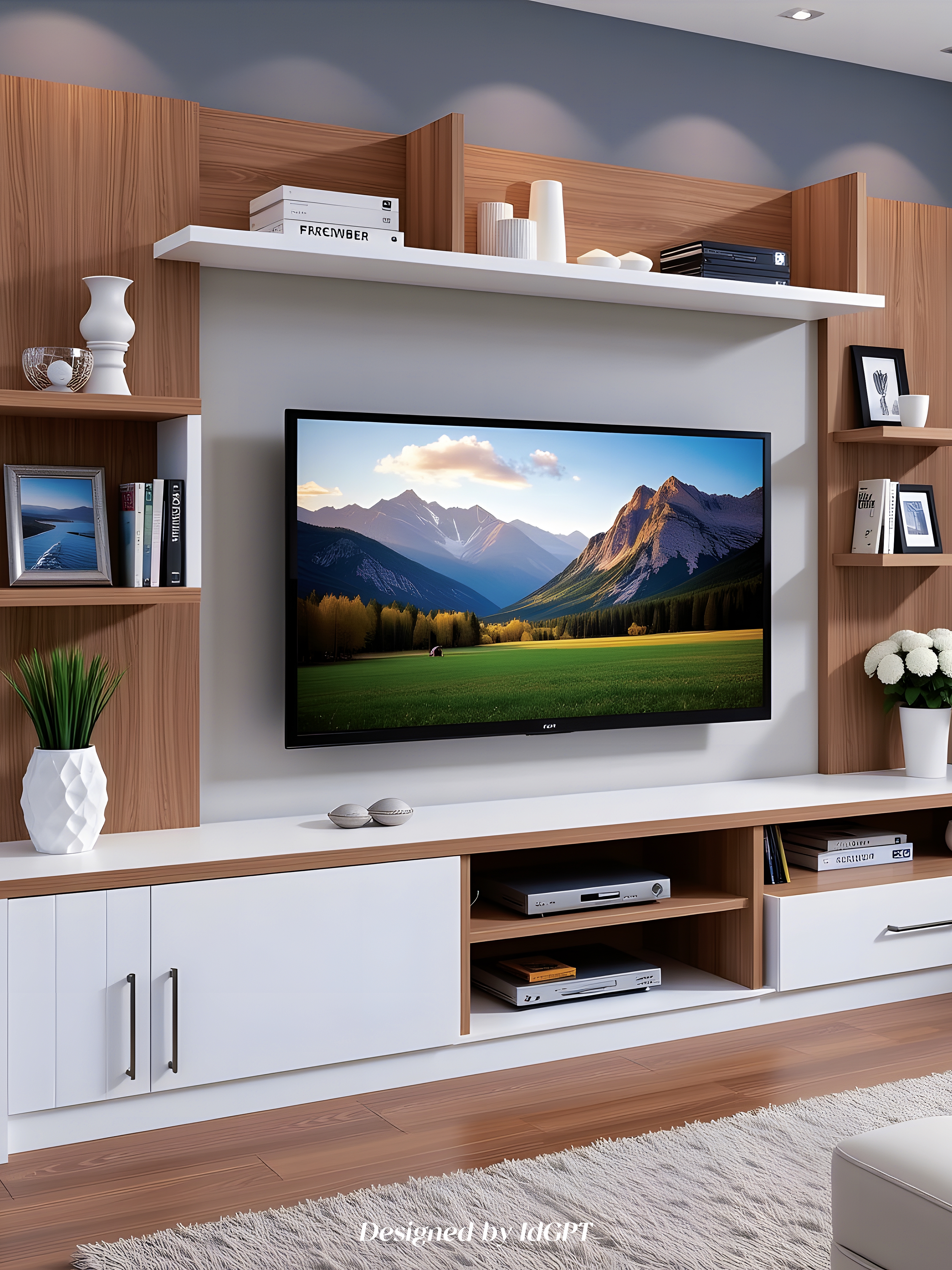 AIGC, AI, Home Furniture, TV Cabinet，