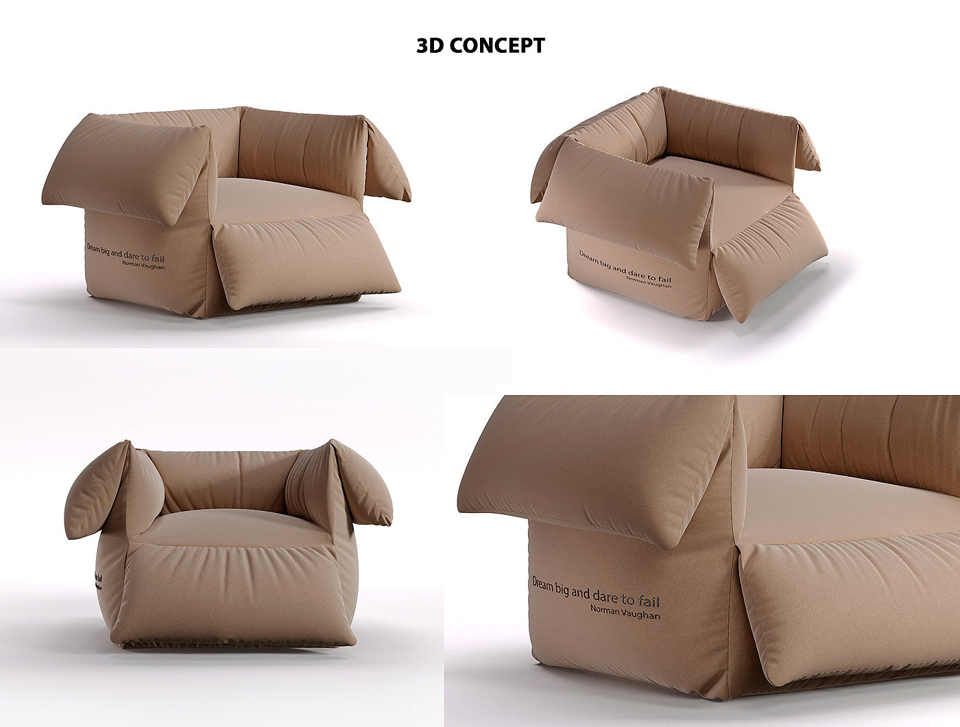 BOX Armchair，sofa，furniture，Armchair，