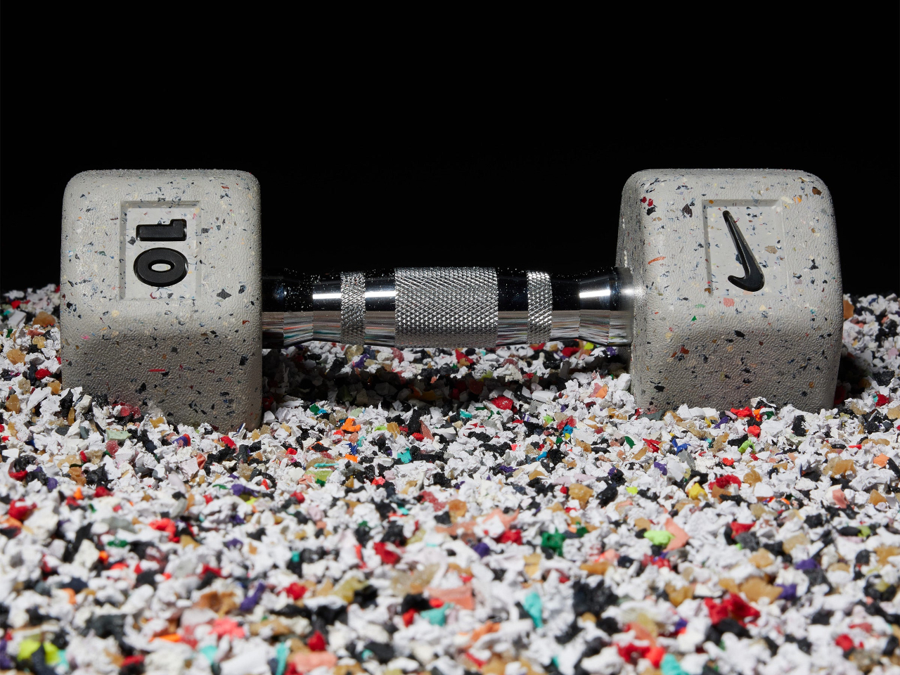 Nike，dumbbell，Fitness tools，environment，