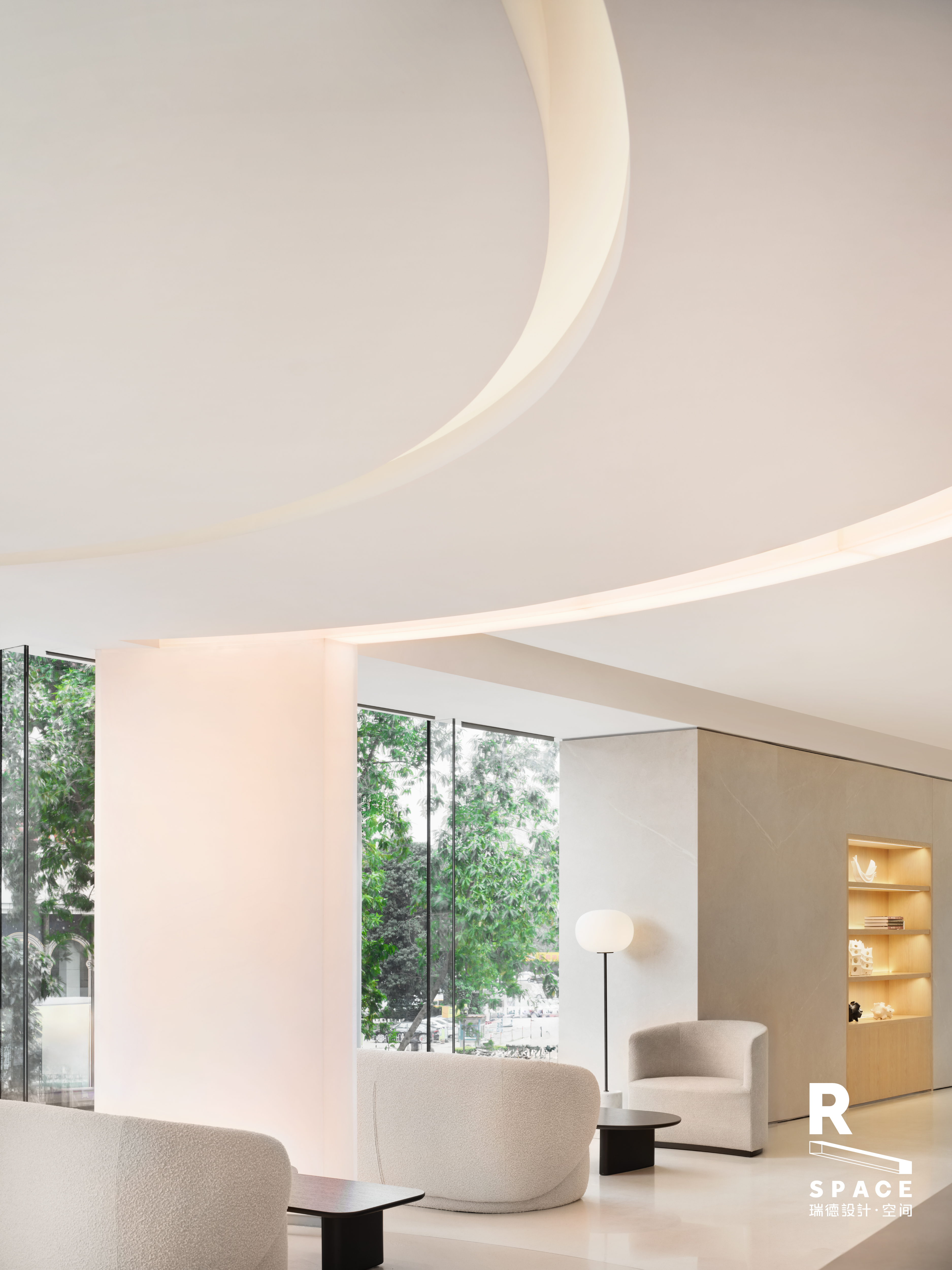 Original works，Commercial space design，New energy vehicle，Pole Krypton Center，Foshan lion dance，In the local culture，Red design，Hangzhou design company，