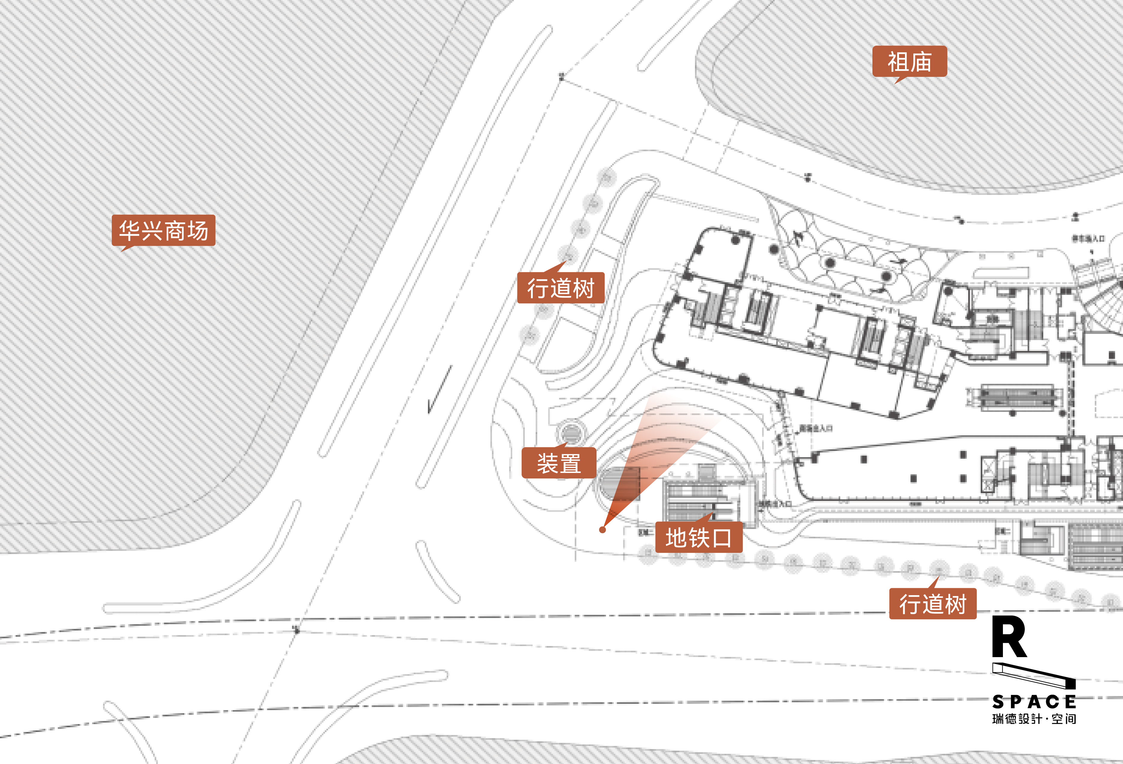 Original works，Commercial space design，New energy vehicle，Pole Krypton Center，Foshan lion dance，In the local culture，Red design，Hangzhou design company，