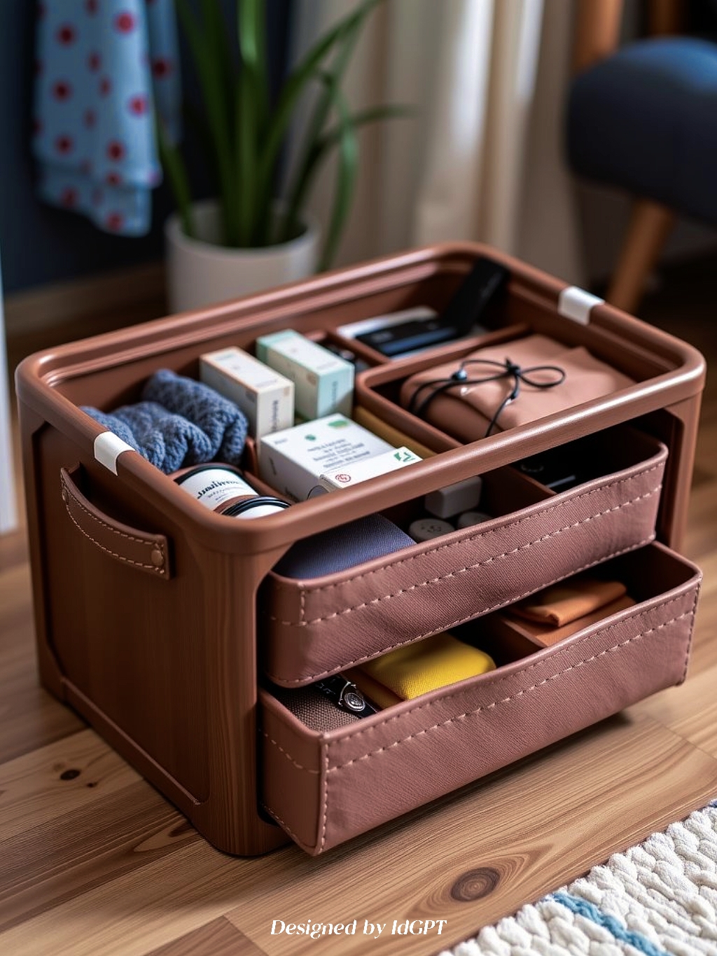 AIGC, AI, furniture, home, storage box，