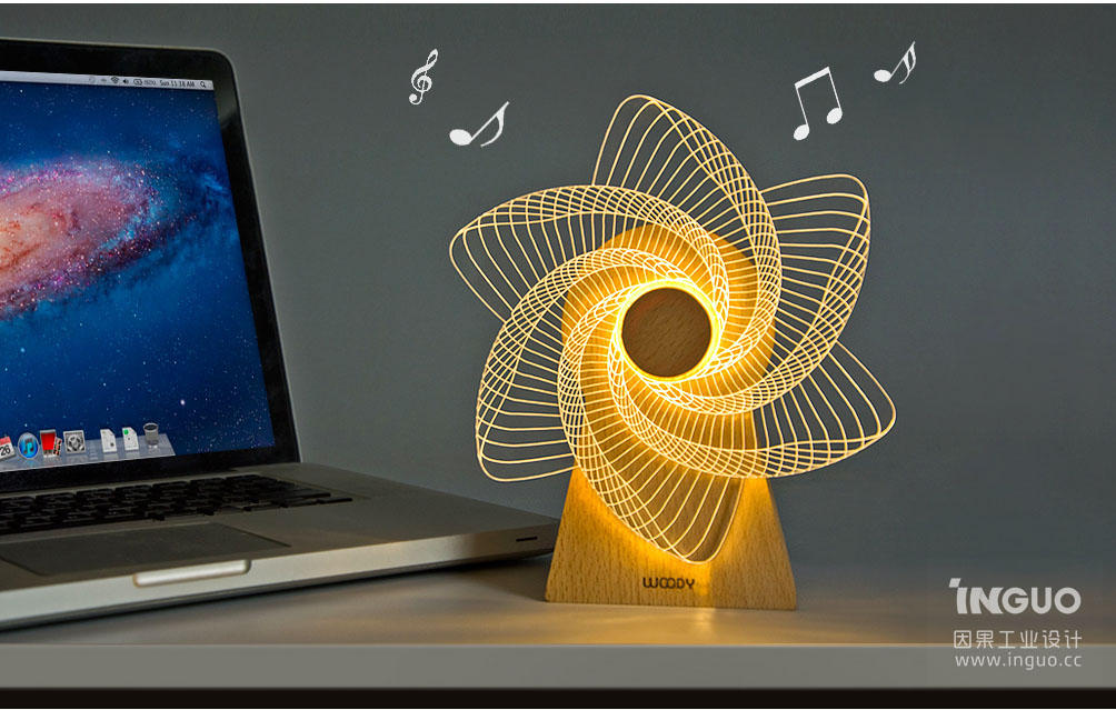 Creative night light design，