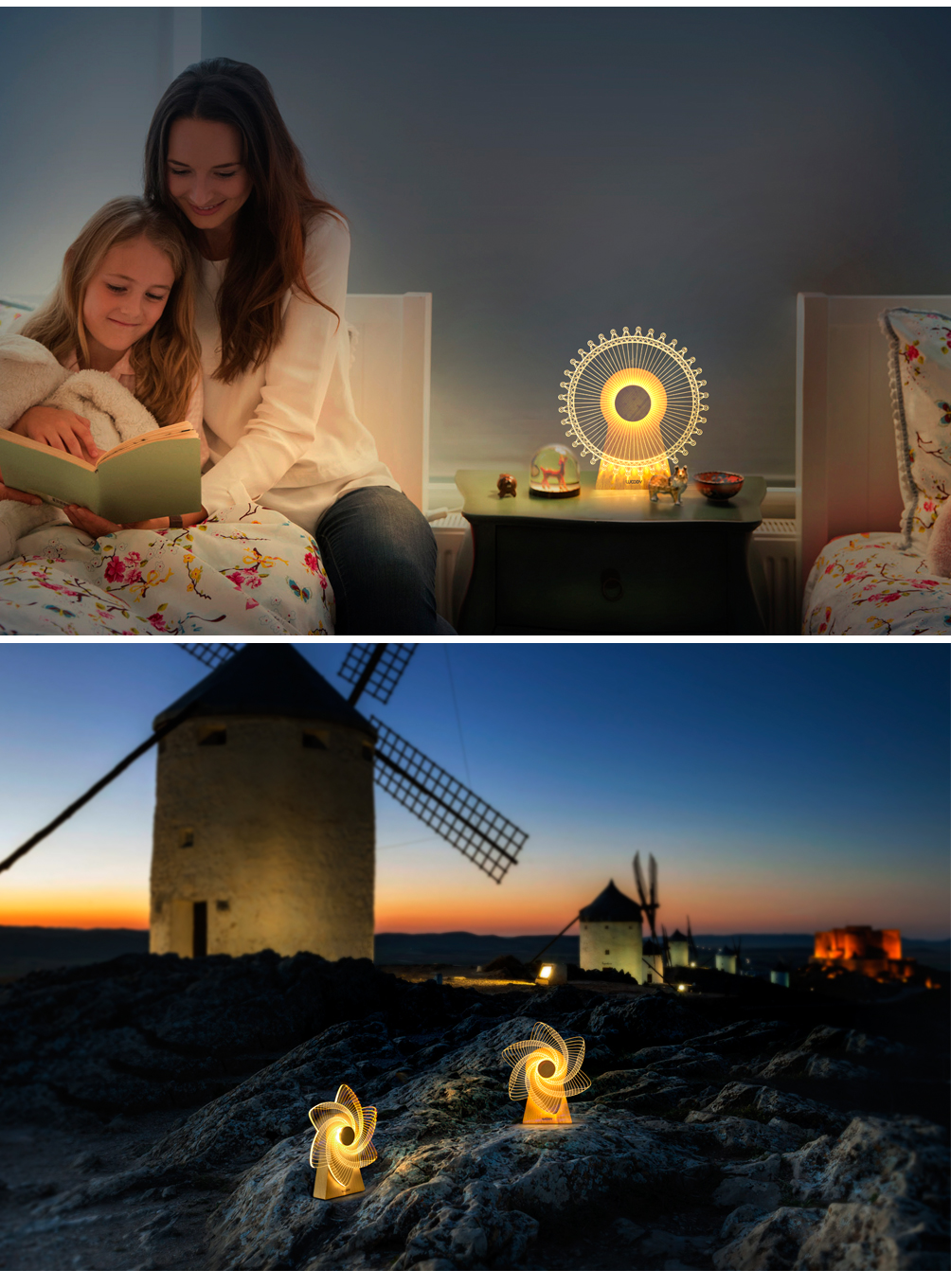 Creative night light design，