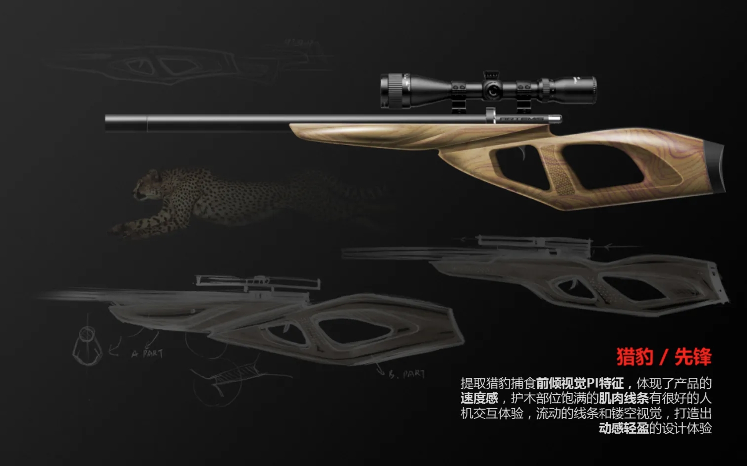 Air gun appearance design，