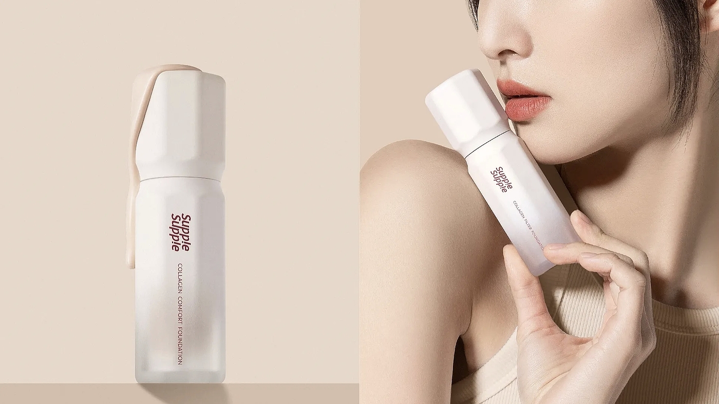 "Small barbell" liquid foundation，