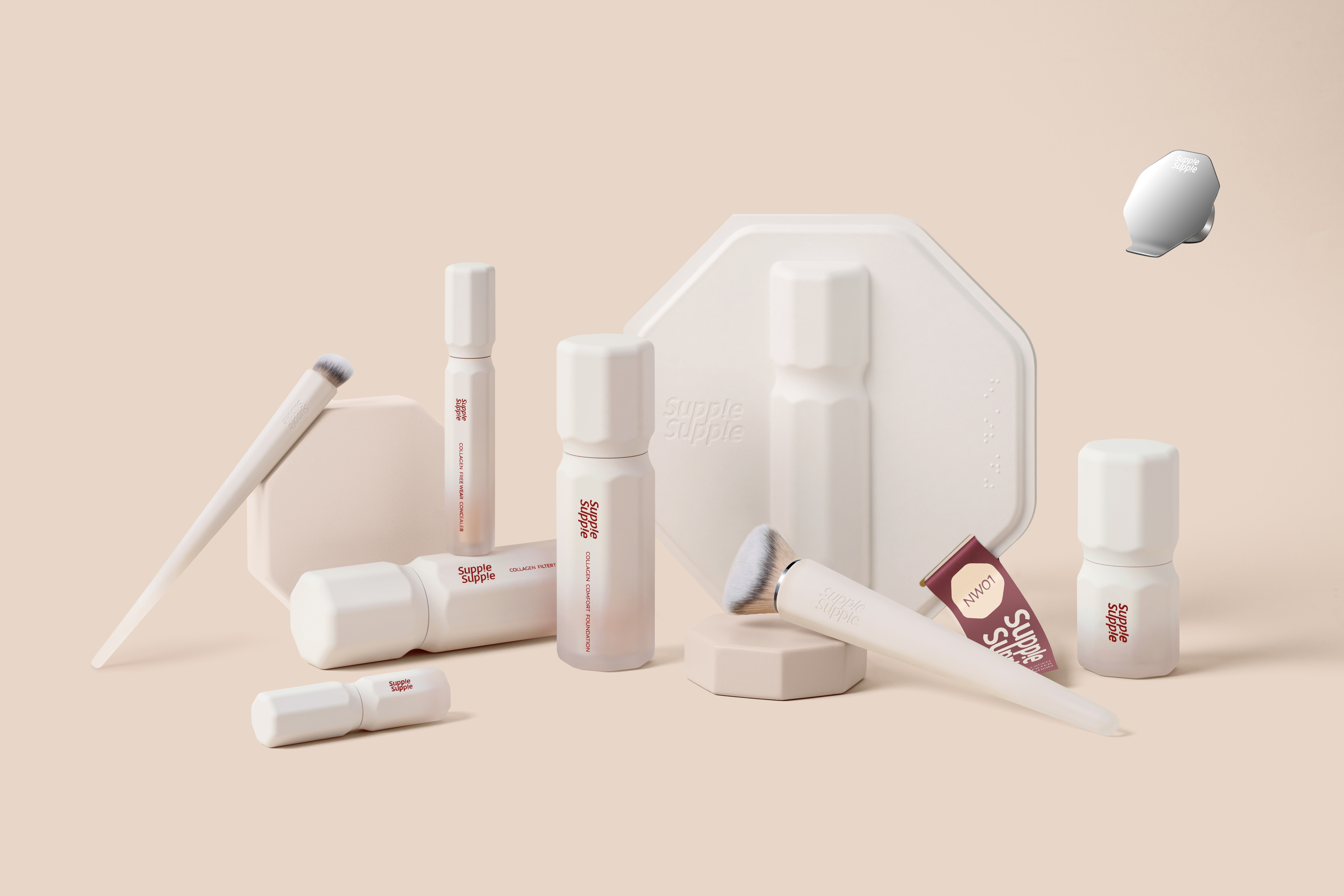 "Small barbell" liquid foundation，