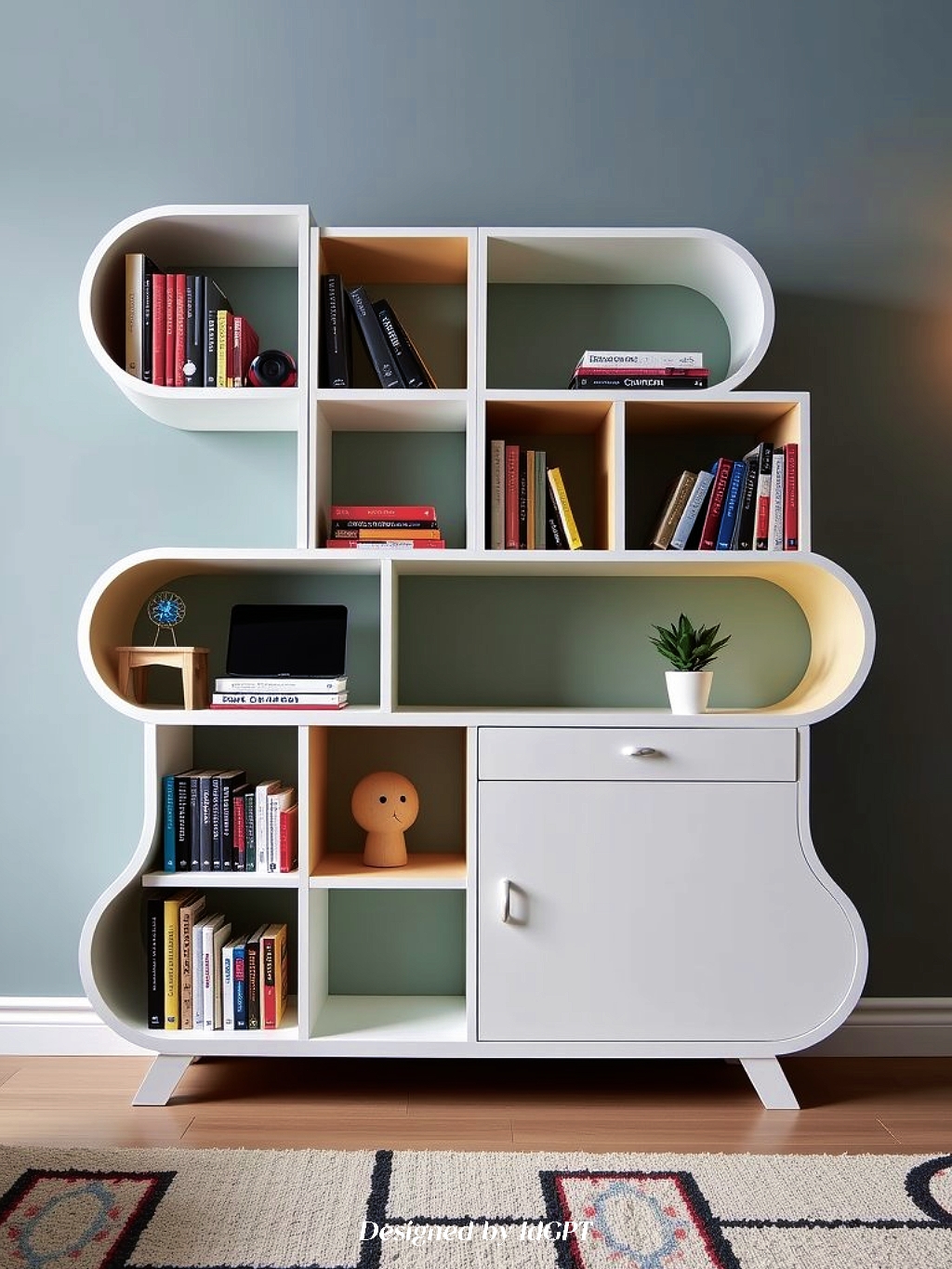 AIGC, AI, Home Furniture, Bogu Rack，