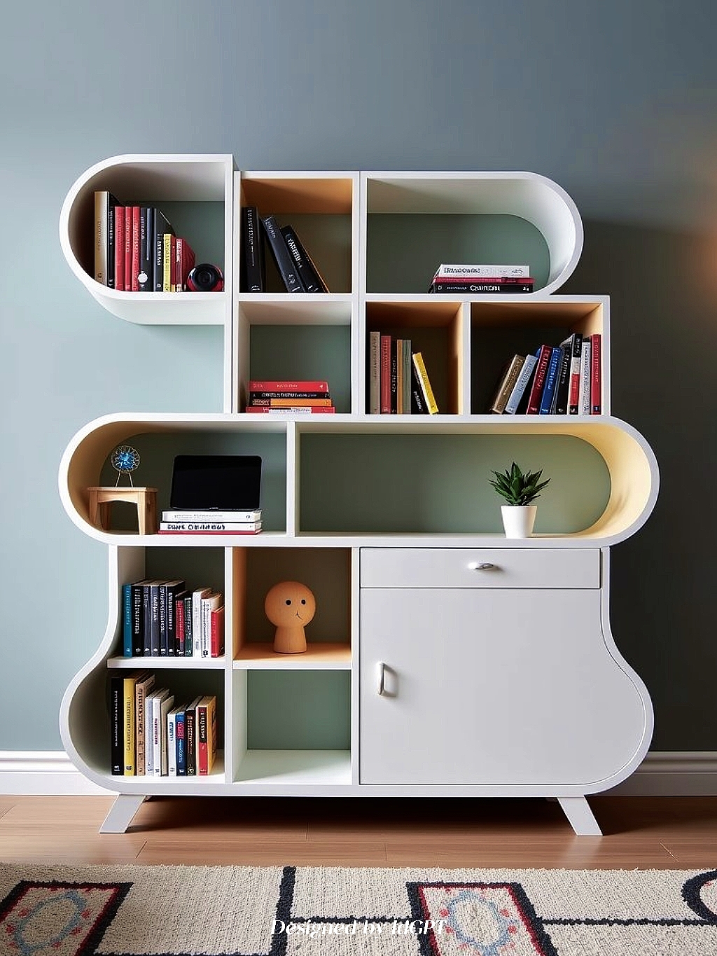 AIGC, AI, Home Furniture, Bogu Rack，