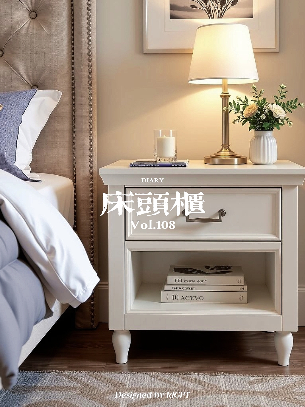 AIGC, AI，AIGC, AI, furniture home, bedside table，