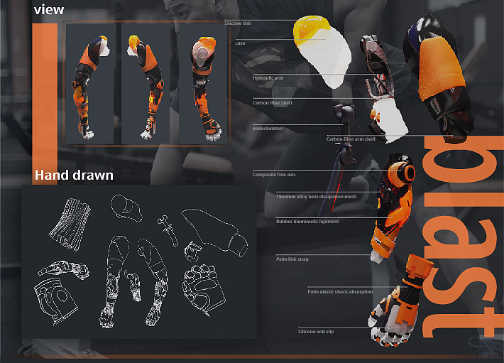tool，a prosthesis，