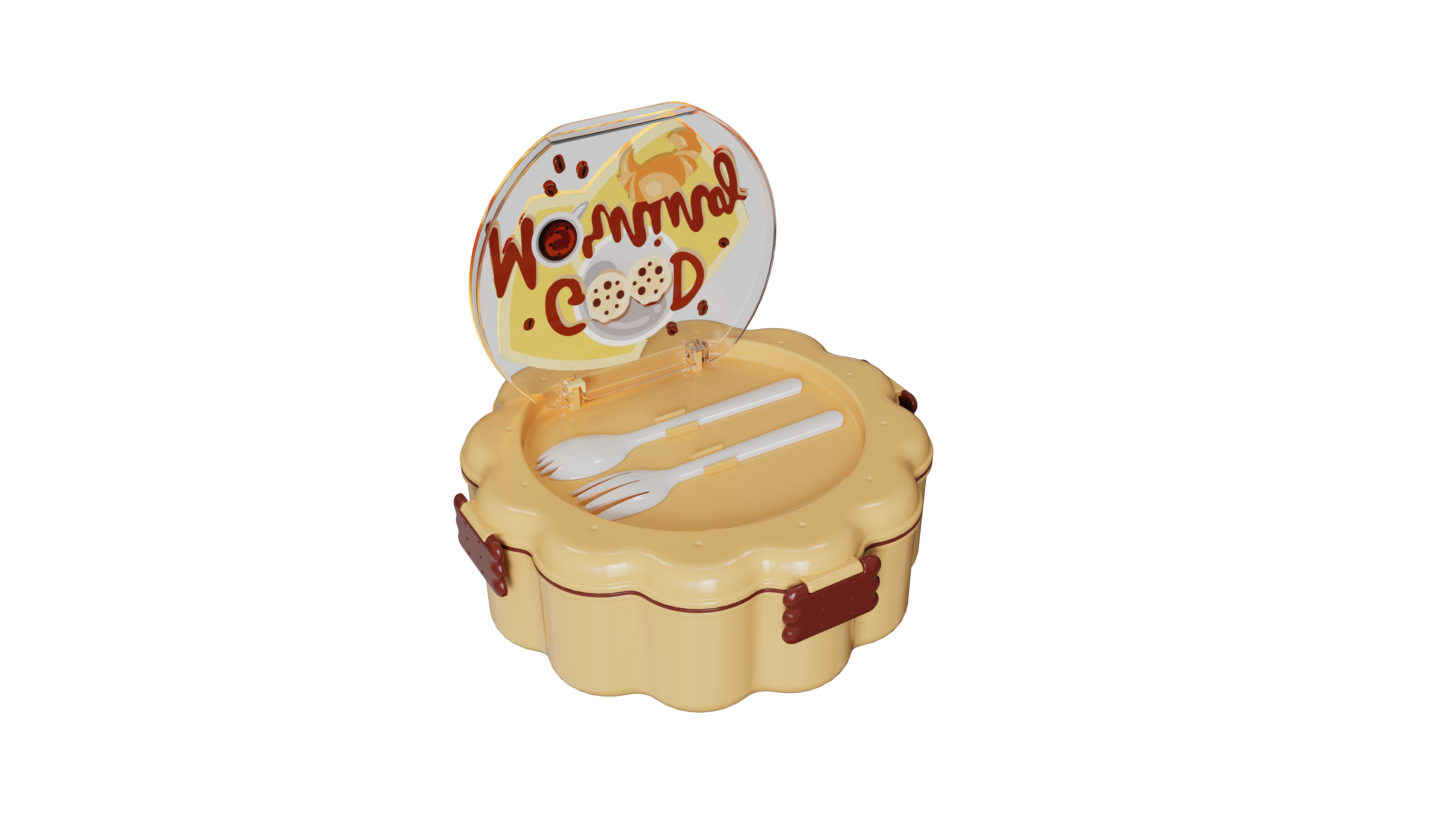 Lunch box，Learning and training，Daily Necessities，Cartoon，