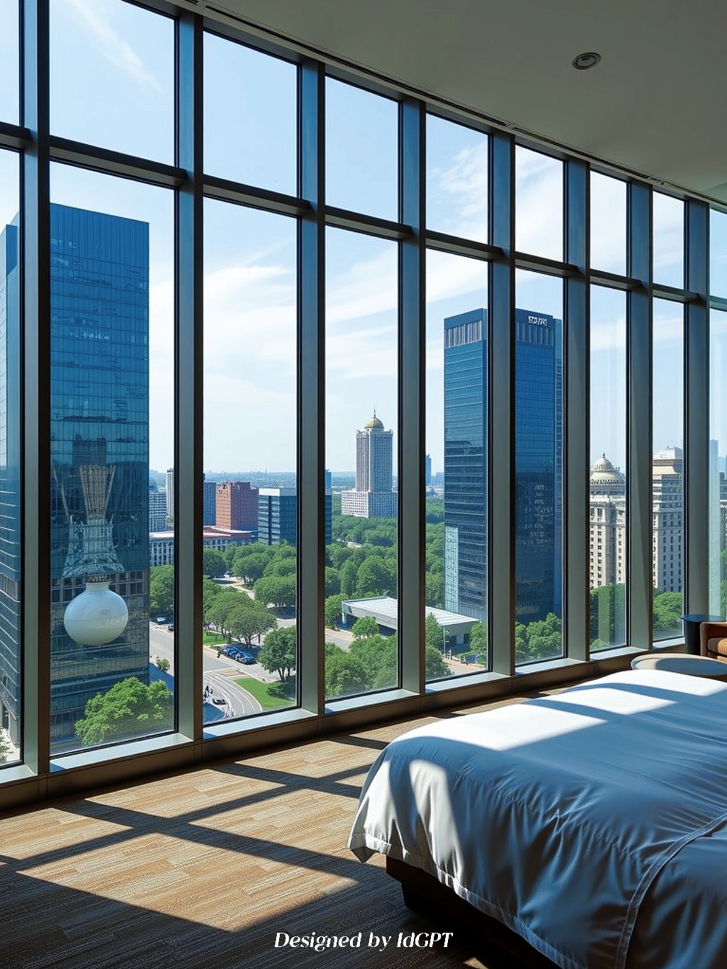 AIGC, AI, Home furniture, Floor-to-ceiling windows，