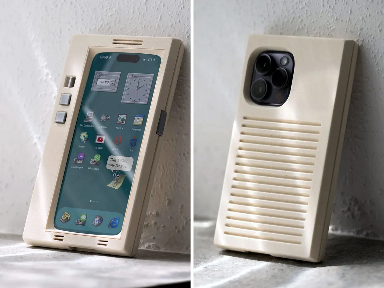 Mobile phone shell，3D printing，Appearance Retro，CLIPPY，