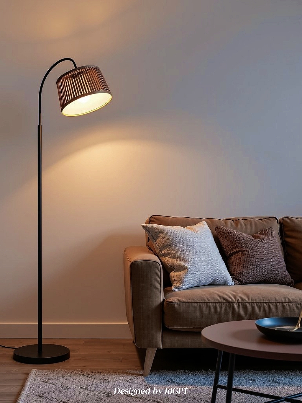 AIGC, AI, furniture home, floor lamp，