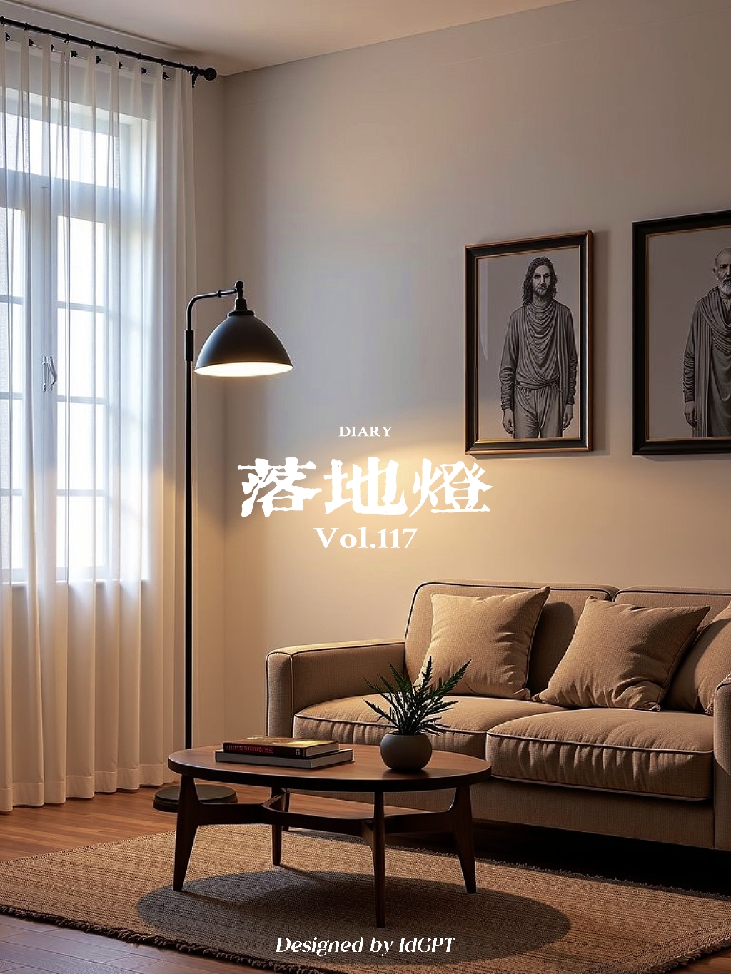 AIGC, AI, furniture home, floor lamp，