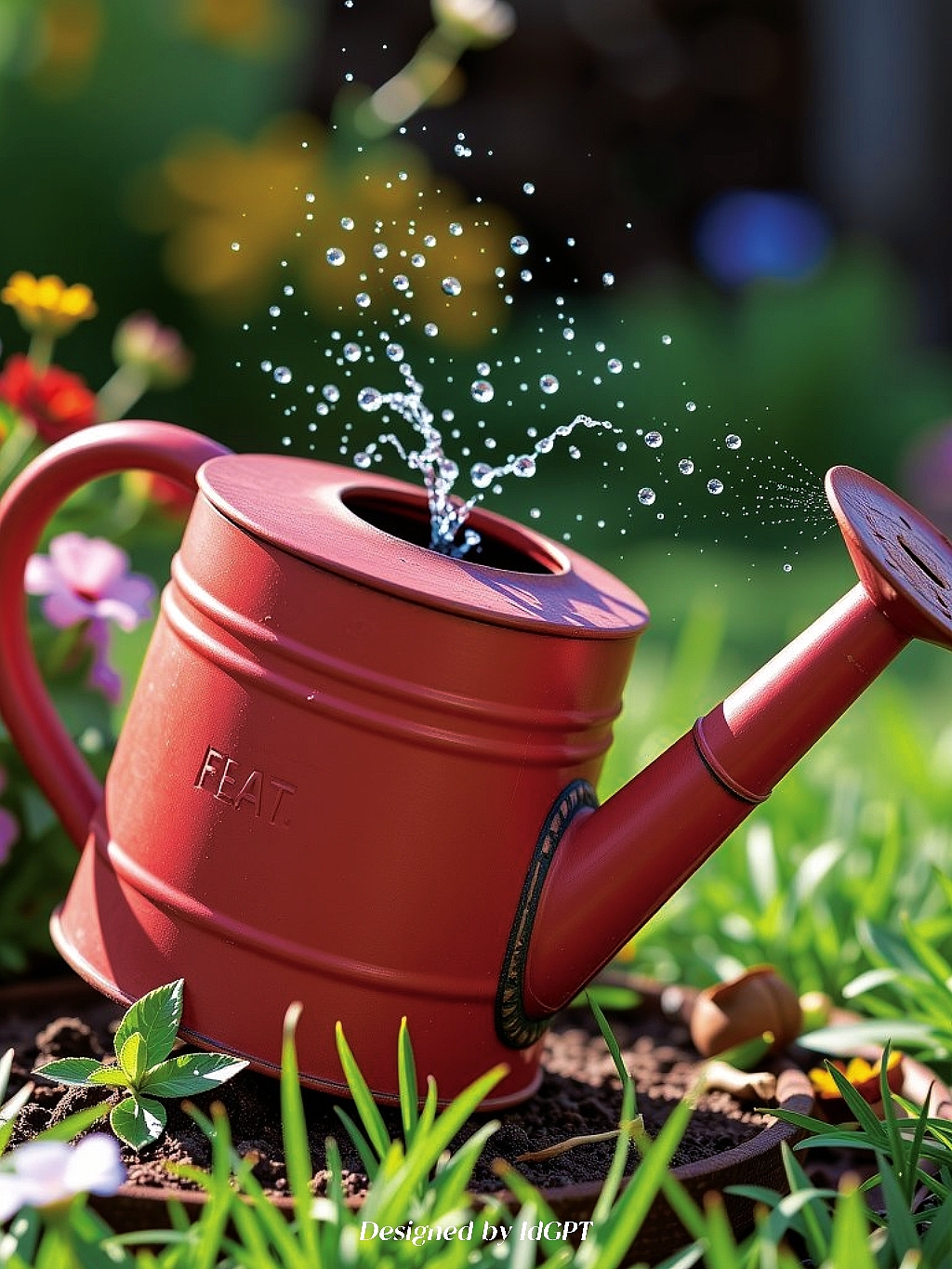 AIGC, AI, tools and equipment, watering can，