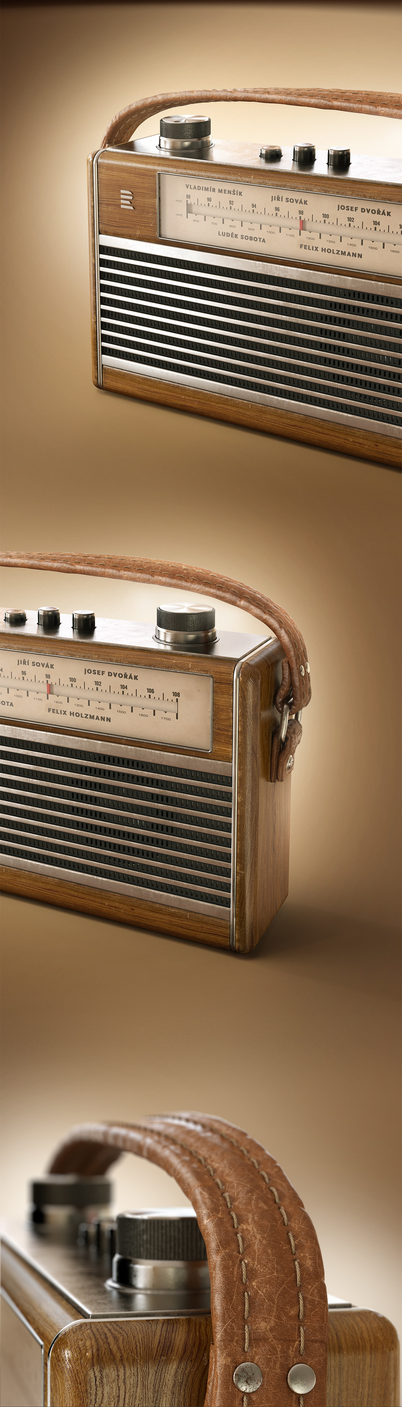 product design，radio，Retro，