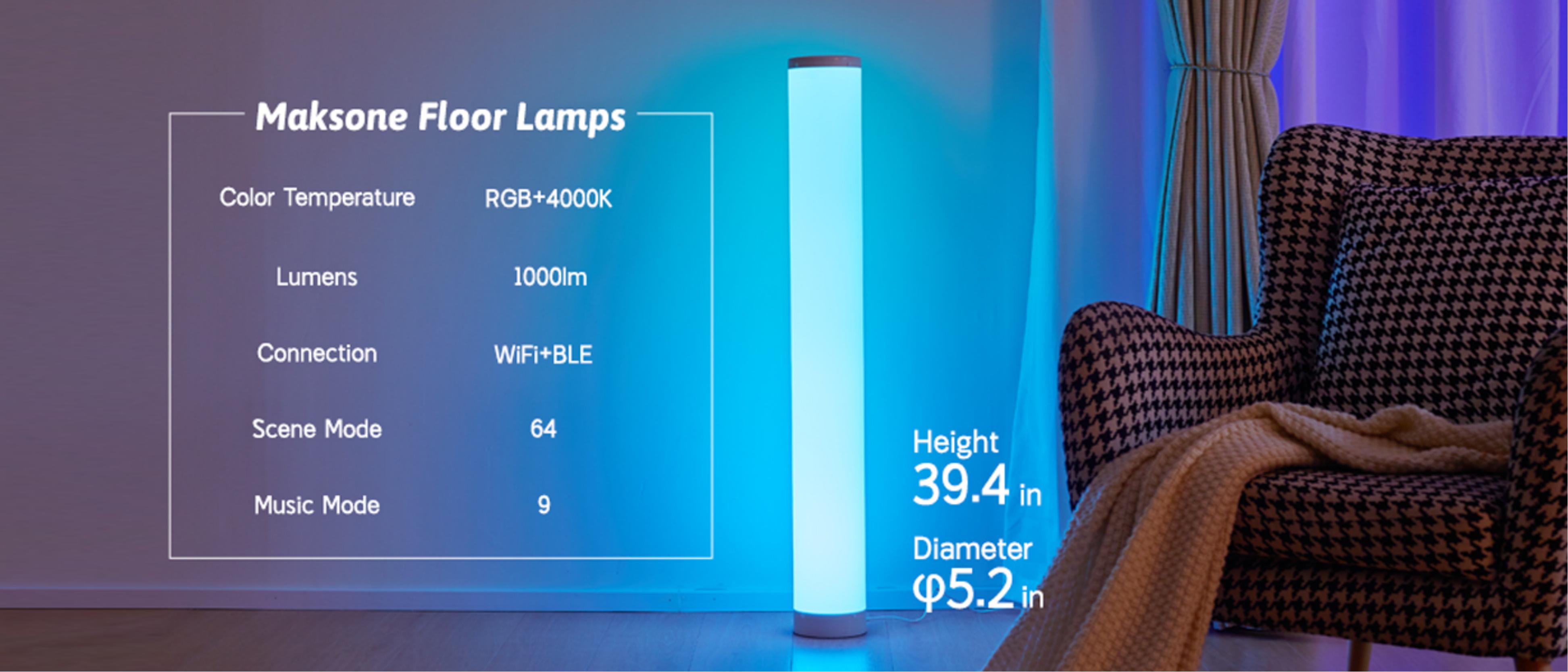 Atmosphere lamp，Floor lamp，gvvoohome，GVVOO HOME:DIY Cylinder Floor Lamp，