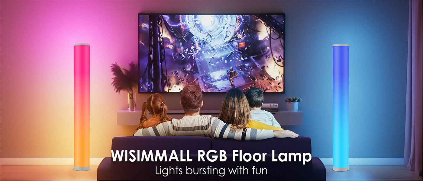 Atmosphere lamp，Floor lamp，gvvoohome，GVVOO HOME:DIY Cylinder Floor Lamp，