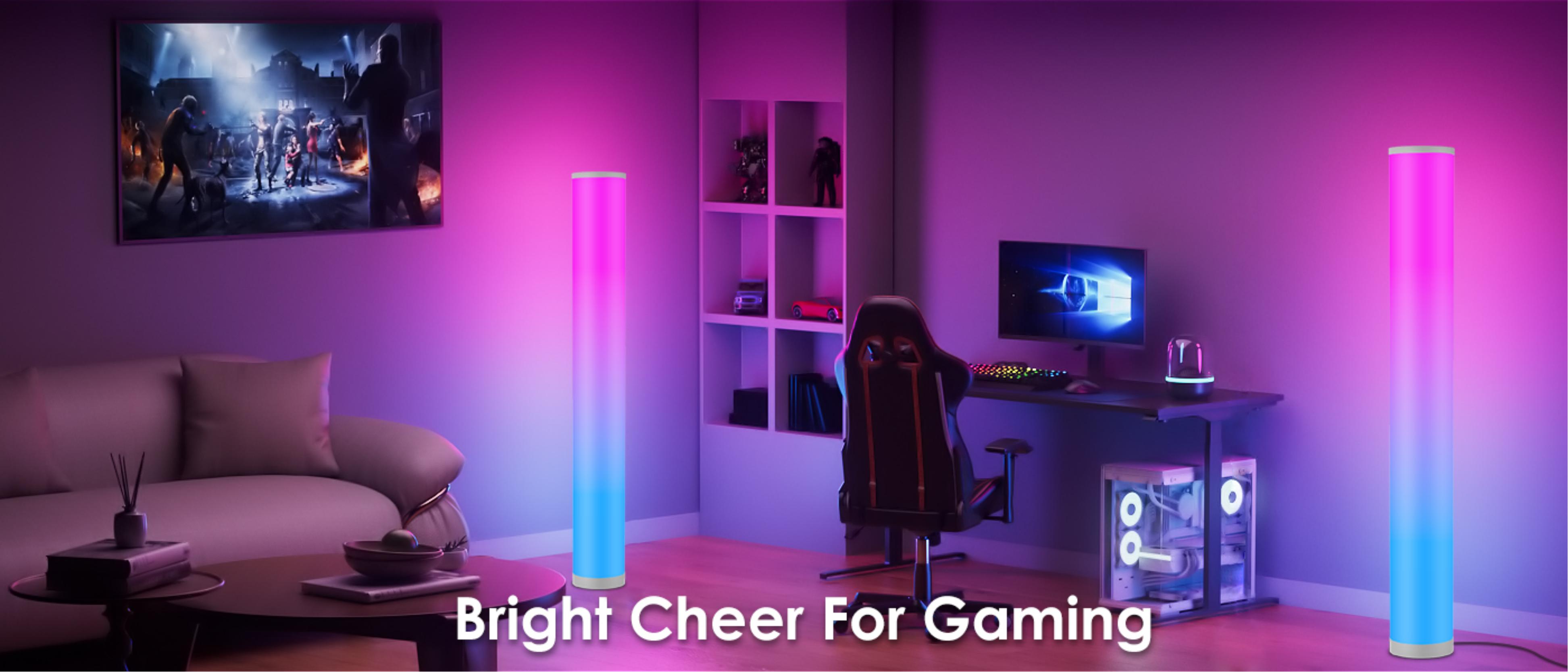 Atmosphere lamp，Floor lamp，gvvoohome，GVVOO HOME:DIY Cylinder Floor Lamp，