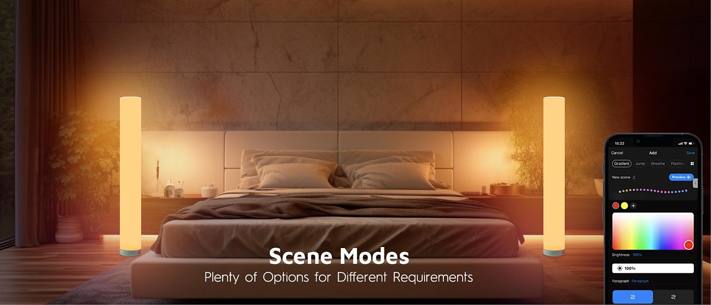 Atmosphere lamp，Floor lamp，gvvoohome，GVVOO HOME:DIY Cylinder Floor Lamp，
