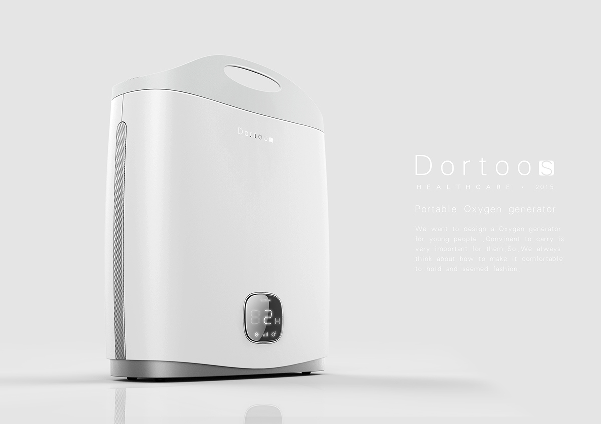 Medical products，healthy，industrial design，oxygenerator，
