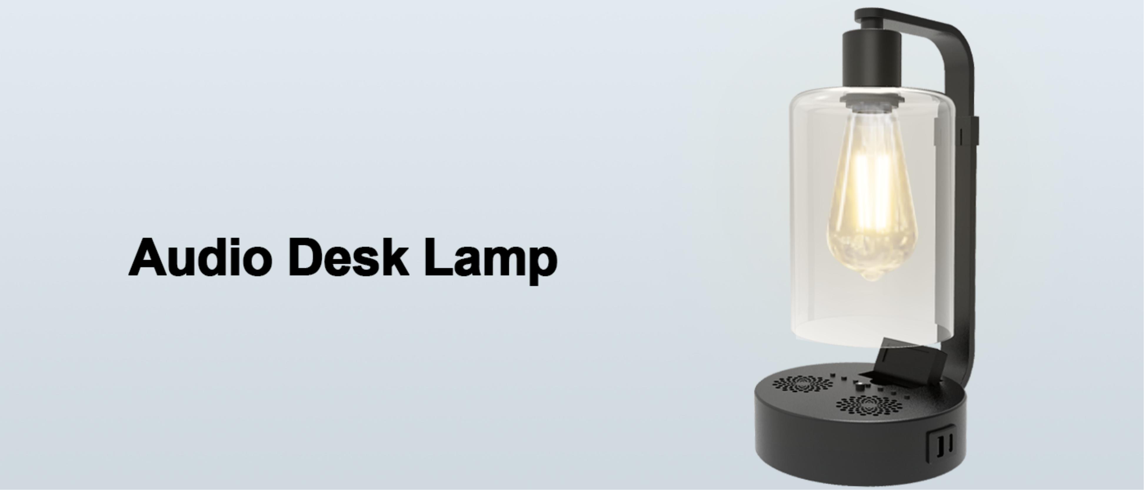Atmosphere lamp，Desk reading lamp，Desktop speaker lamp，Charging lighting integrated，lighting，Amazon，
