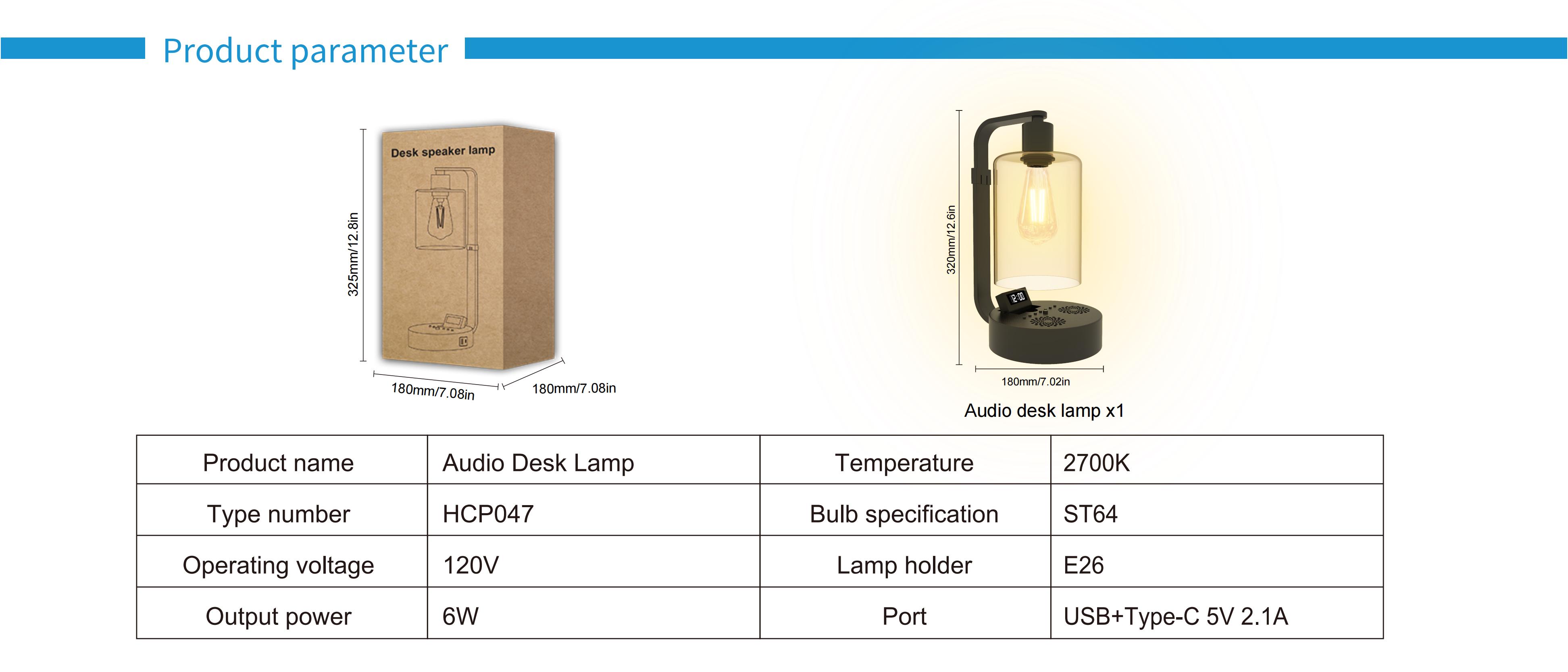 Atmosphere lamp，Desk reading lamp，Desktop speaker lamp，Charging lighting integrated，lighting，Amazon，