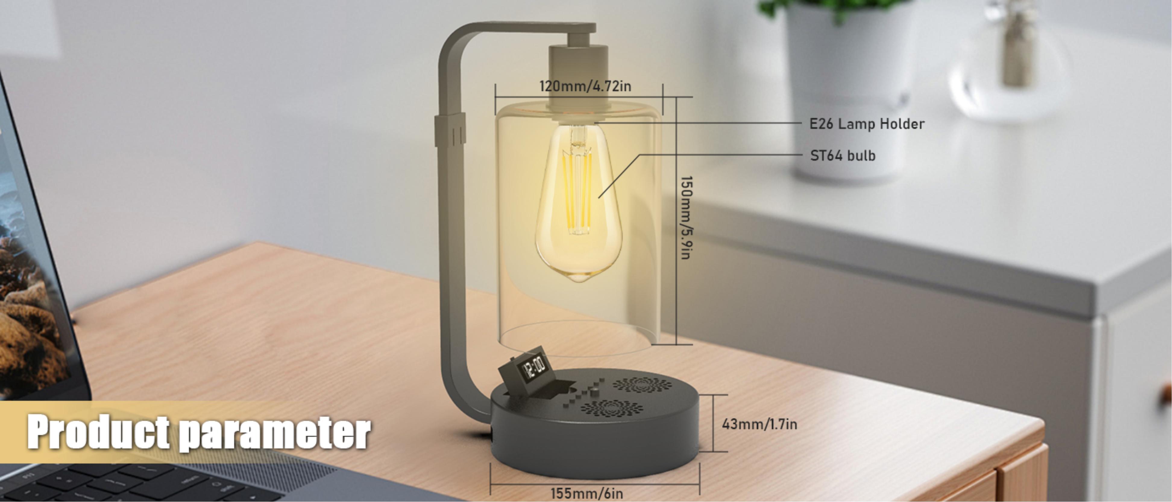 Atmosphere lamp，Desk reading lamp，Desktop speaker lamp，Charging lighting integrated，lighting，Amazon，