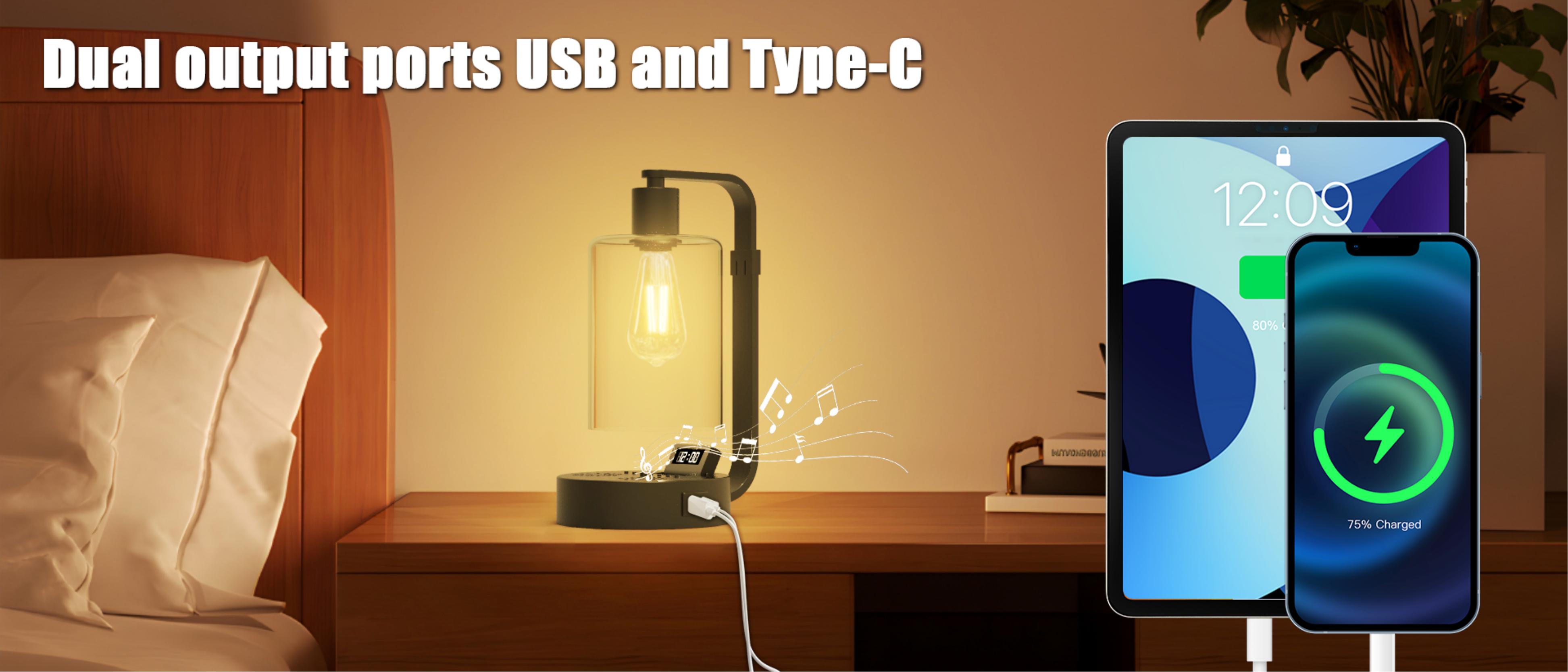 Atmosphere lamp，Desk reading lamp，Desktop speaker lamp，Charging lighting integrated，lighting，Amazon，