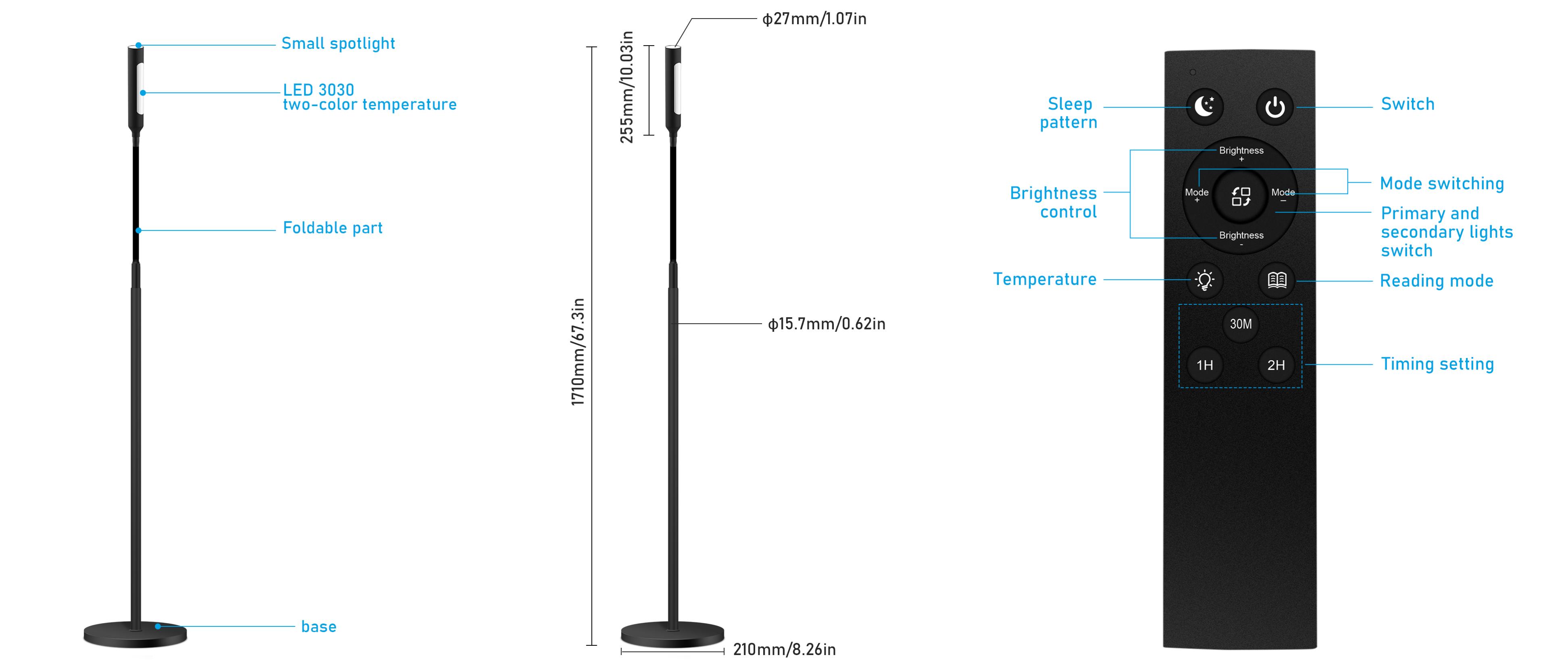 Atmosphere lamp，Floor lamp，Reading lamp，Home Furnishing，Furniture decoration，Ambient decoration，