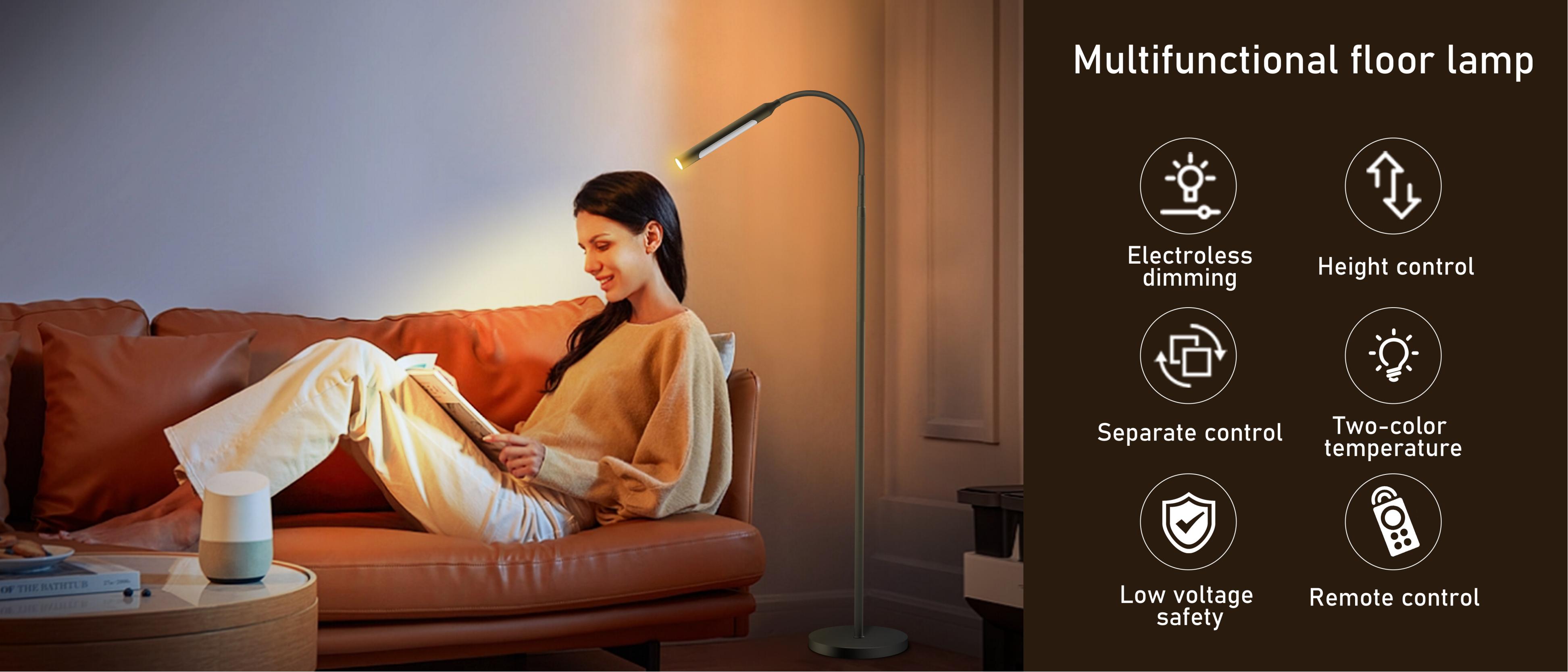 Atmosphere lamp，Floor lamp，Reading lamp，Home Furnishing，Furniture decoration，Ambient decoration，