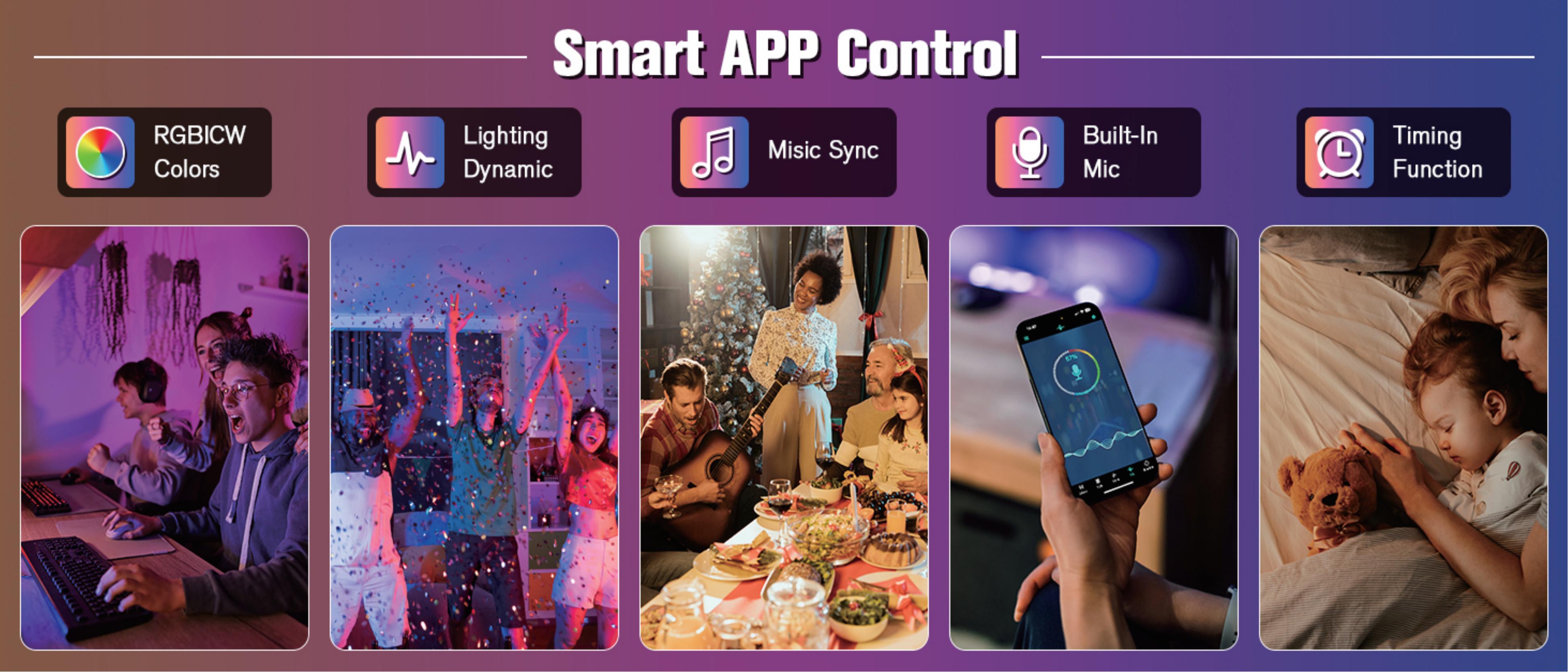 Four-section rotating floor lamp，Floor lamp，Rotating floor lamp，Ambience floor lamp，