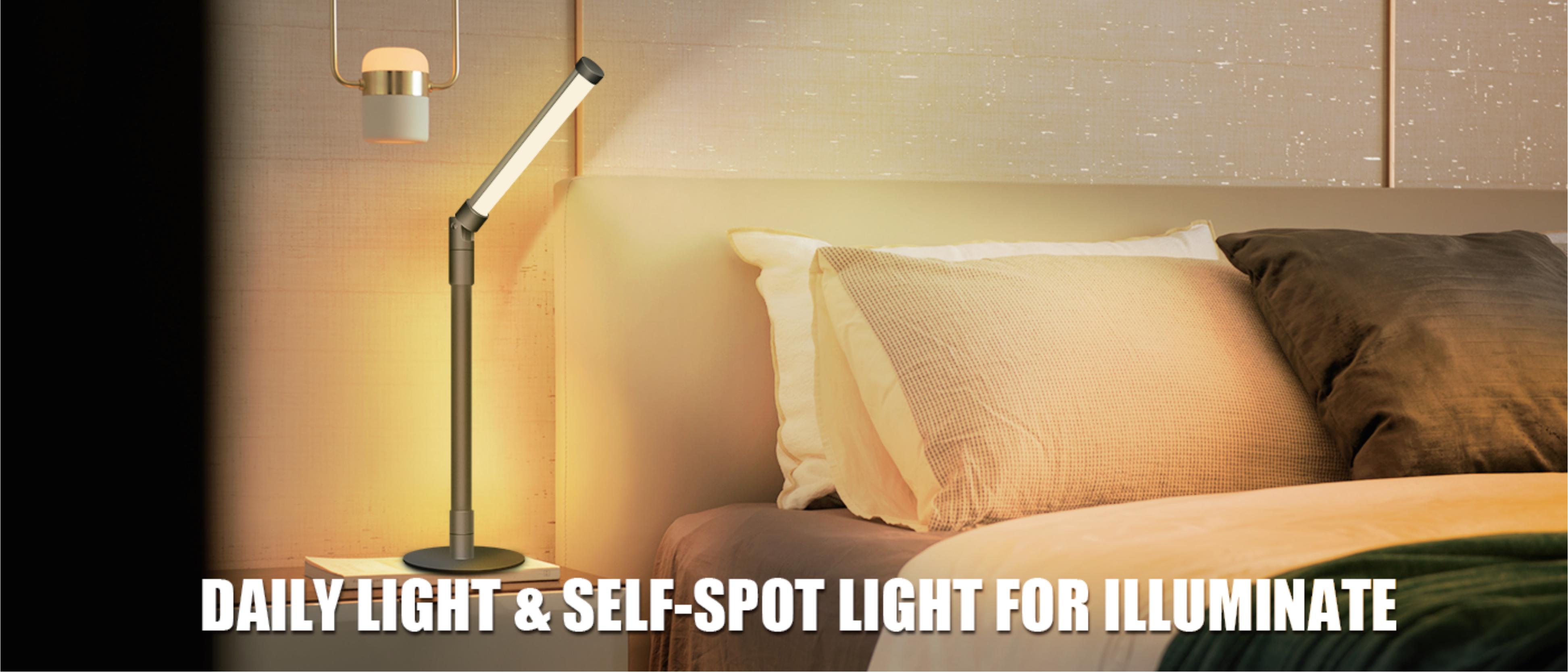Four-section rotating floor lamp，Floor lamp，Rotating floor lamp，Ambience floor lamp，