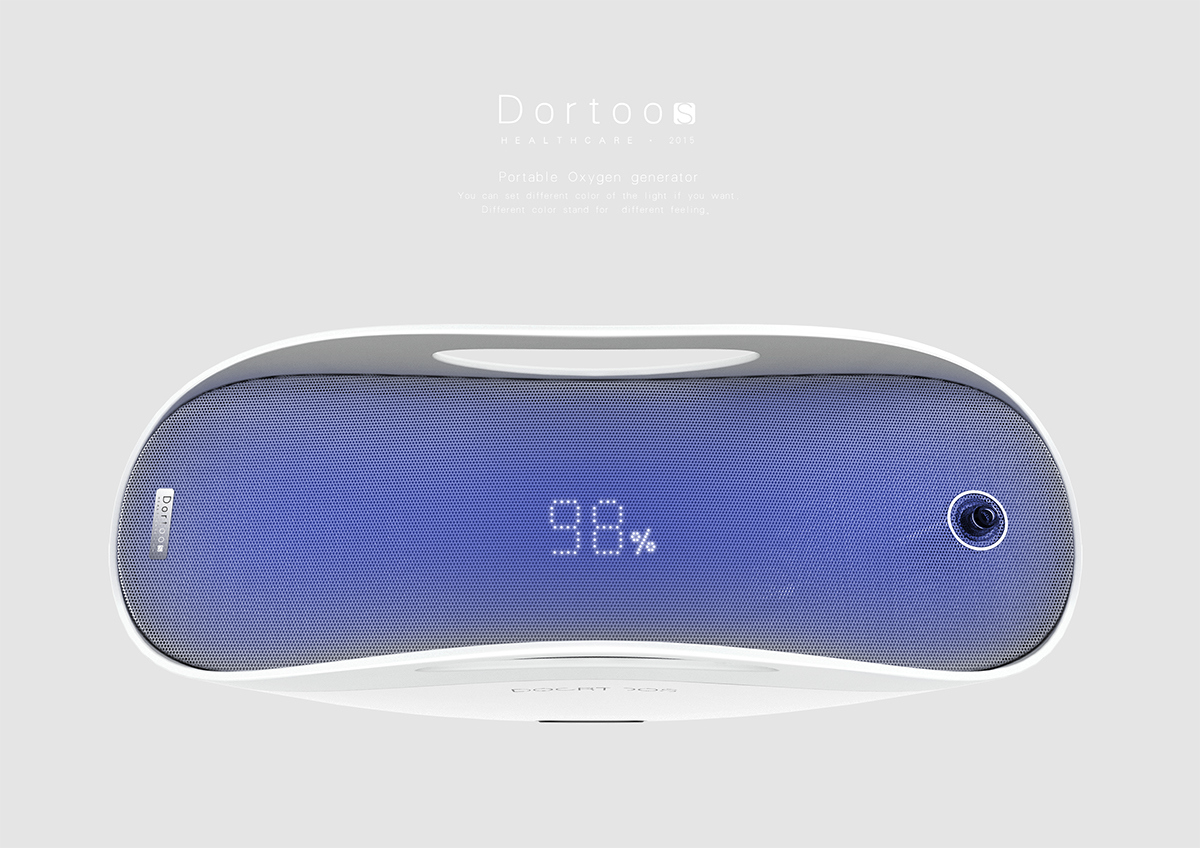 Medical products，healthy，industrial design，oxygenerator，