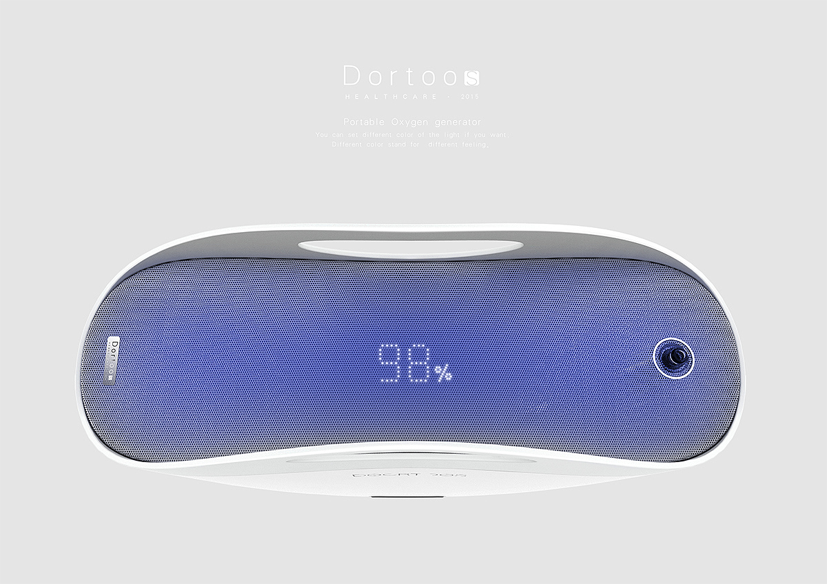 Medical products，healthy，industrial design，oxygenerator，