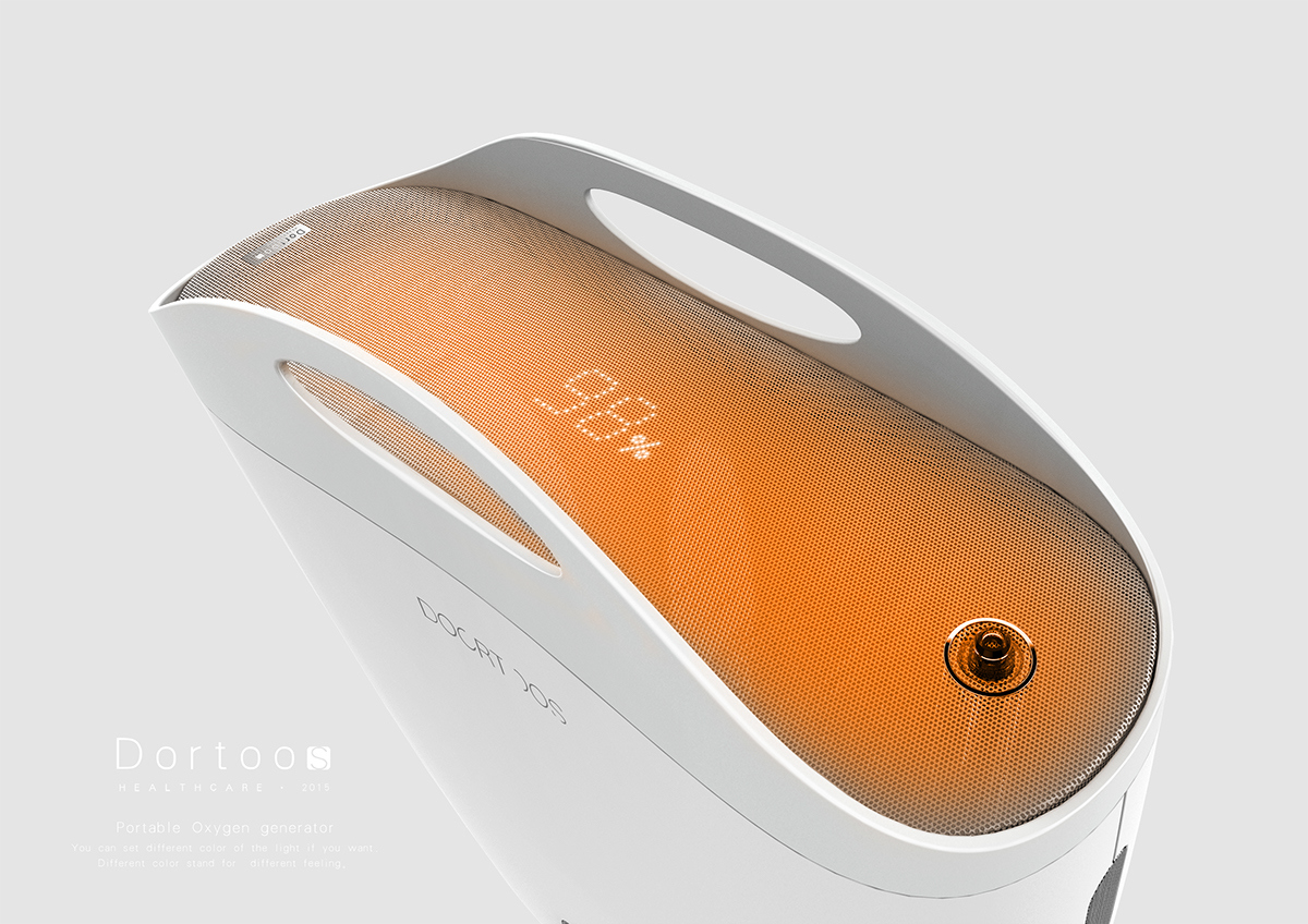 Medical products，healthy，industrial design，oxygenerator，