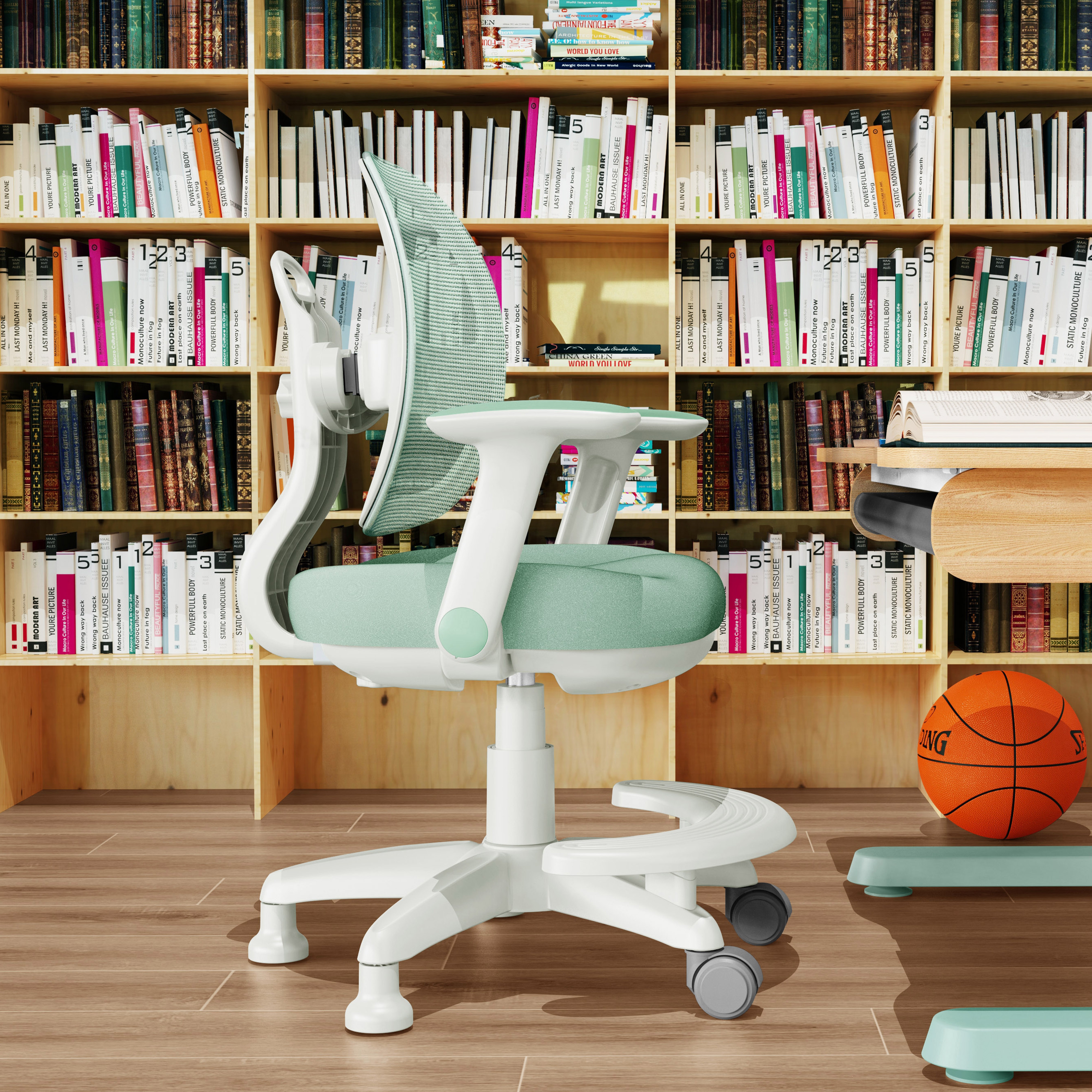Study chair，chair，plastic，multi-function，