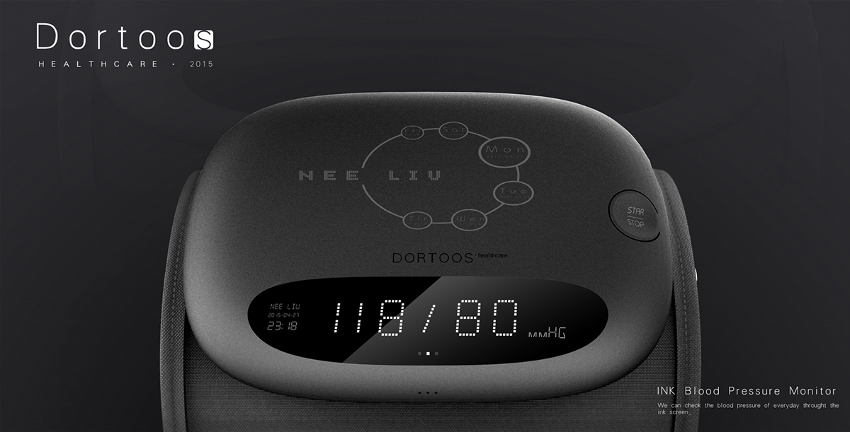 industrial design，Medical equipment，Sphygmomanometer，healthy，testing，