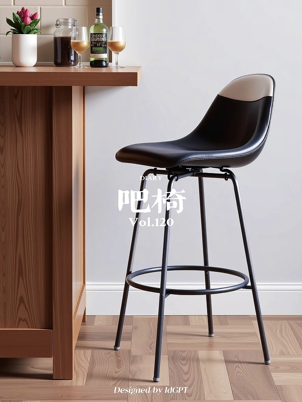 AIGC, AI, Furniture Home, Bar Chair，