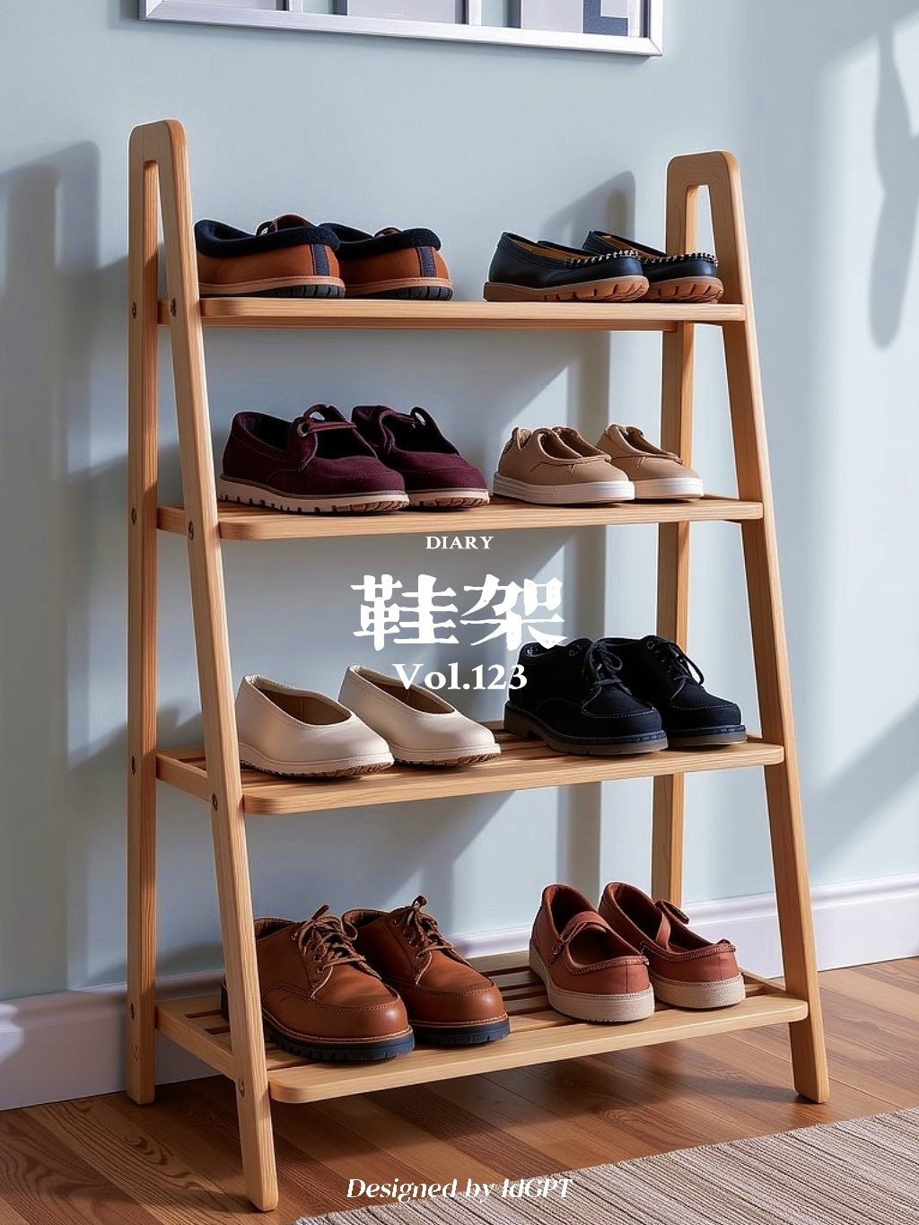AIGC, AI, Furniture Home, Shoe Rack，