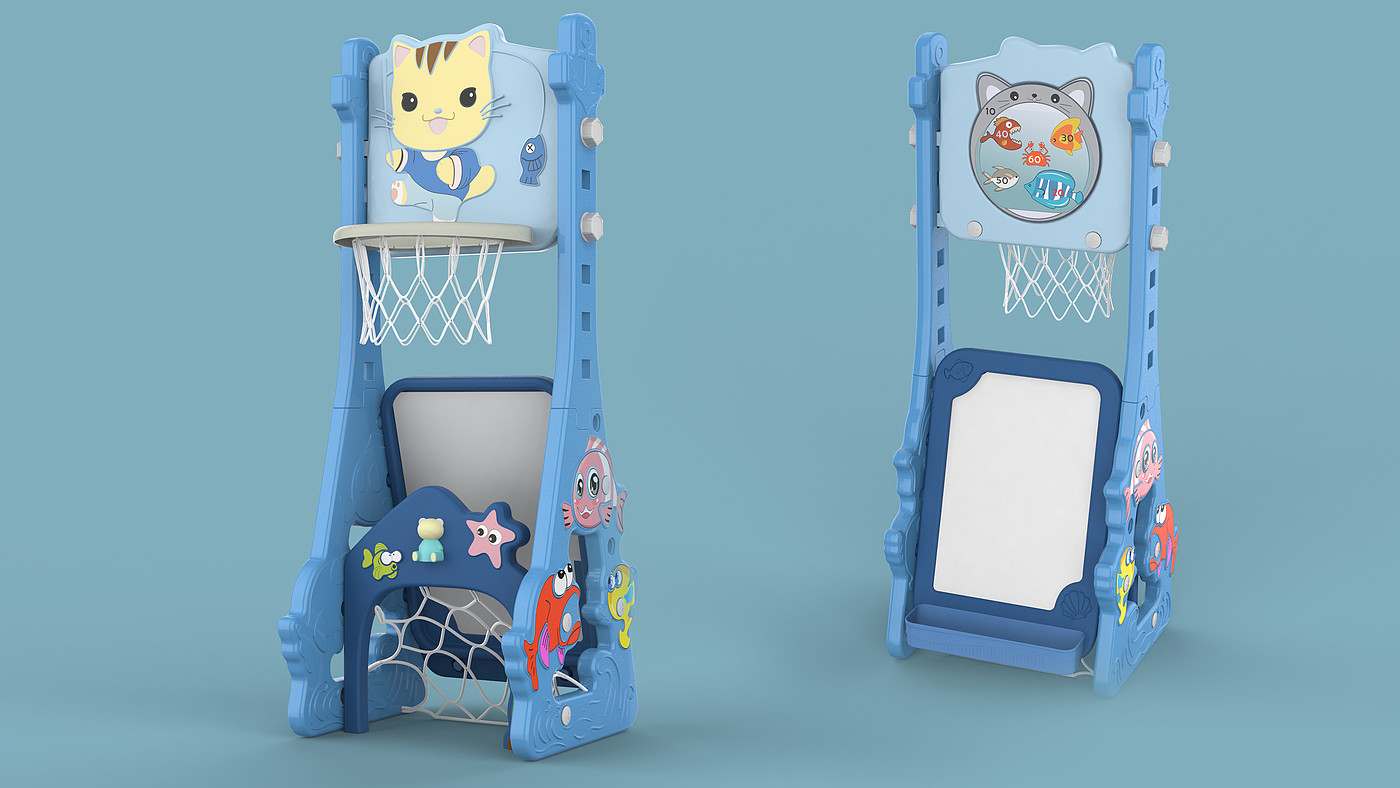 Children's basketball frame，Children's Toys，Children design，