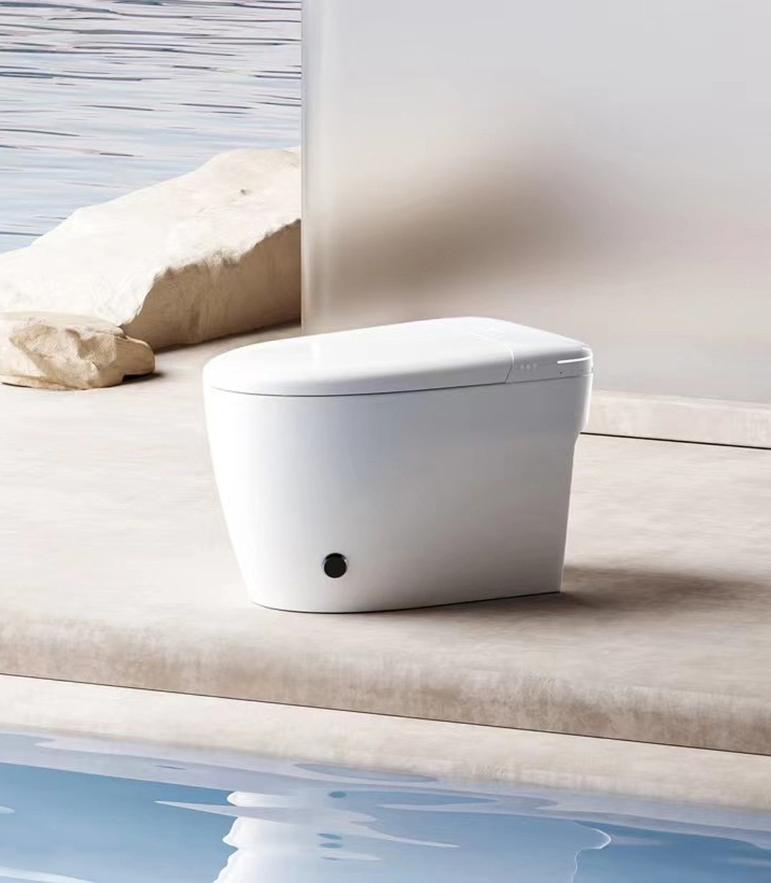 Intelligent toilet，Bathroom design，industrial design，product design，Creative toilet design，