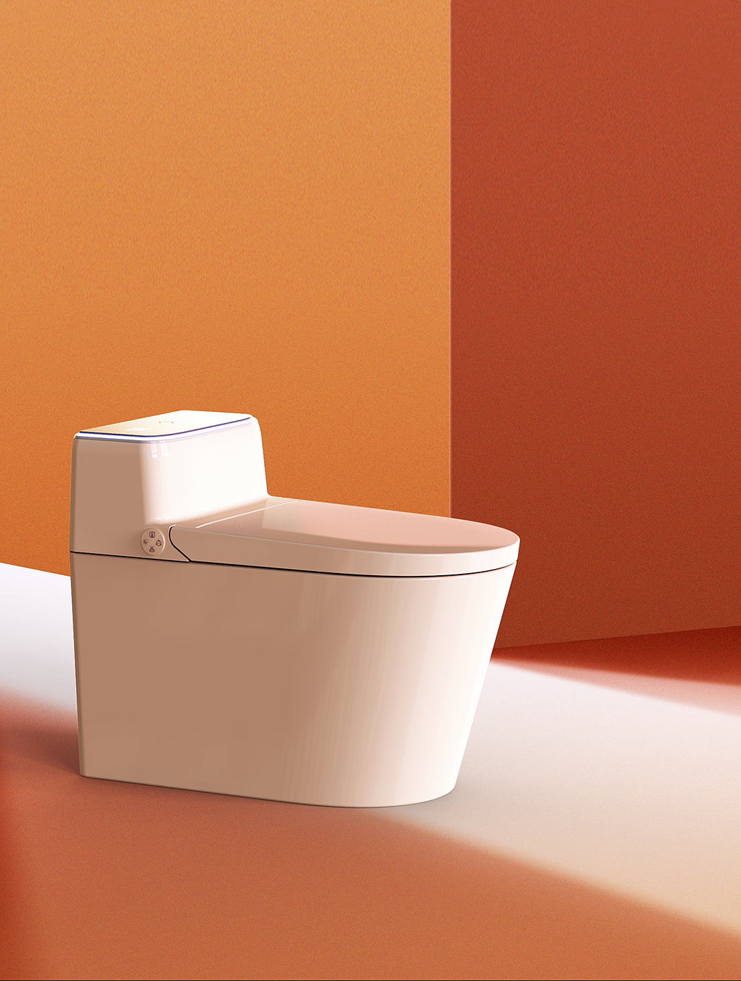 Intelligent toilet，Bathroom design，industrial design，product design，Creative toilet design，